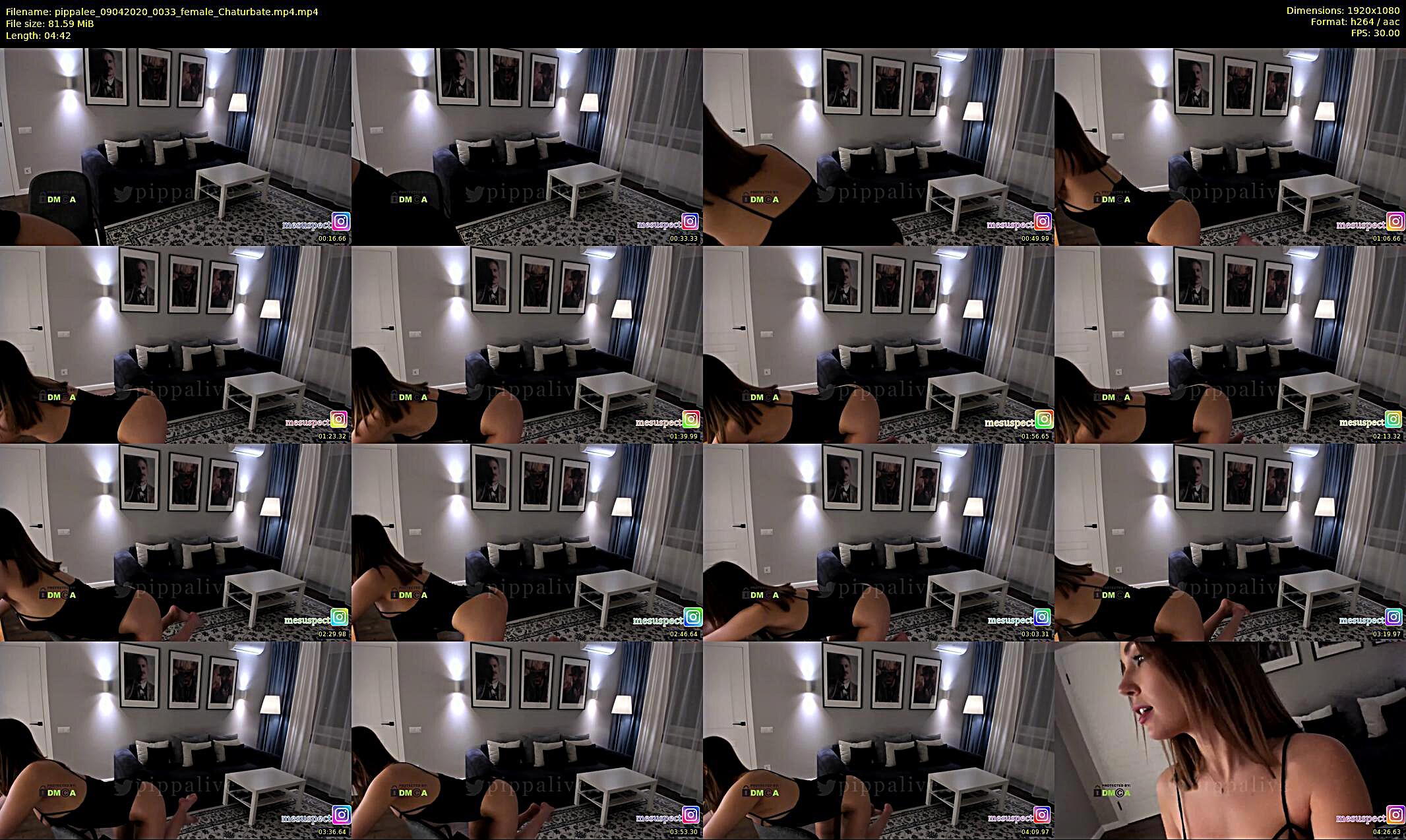 pippalee — 5 minute Chaturbate female cam show recording, 1080p, Apr 9, 2020