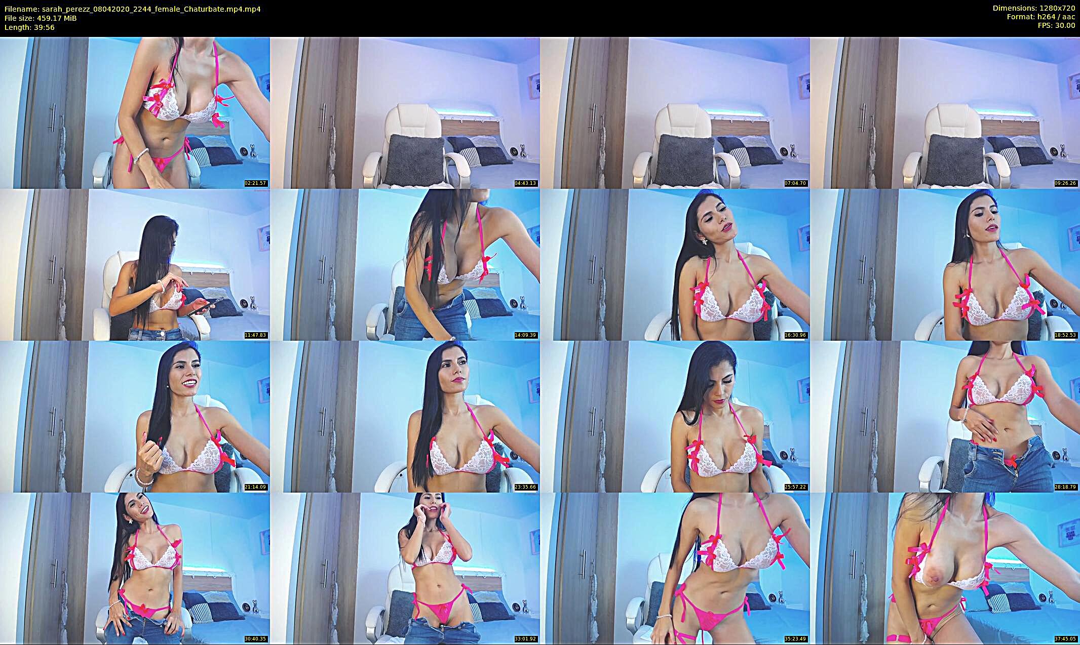 sarah_perezz — 3 minute Chaturbate female cam show recording, 720p, Apr 8, 2020
