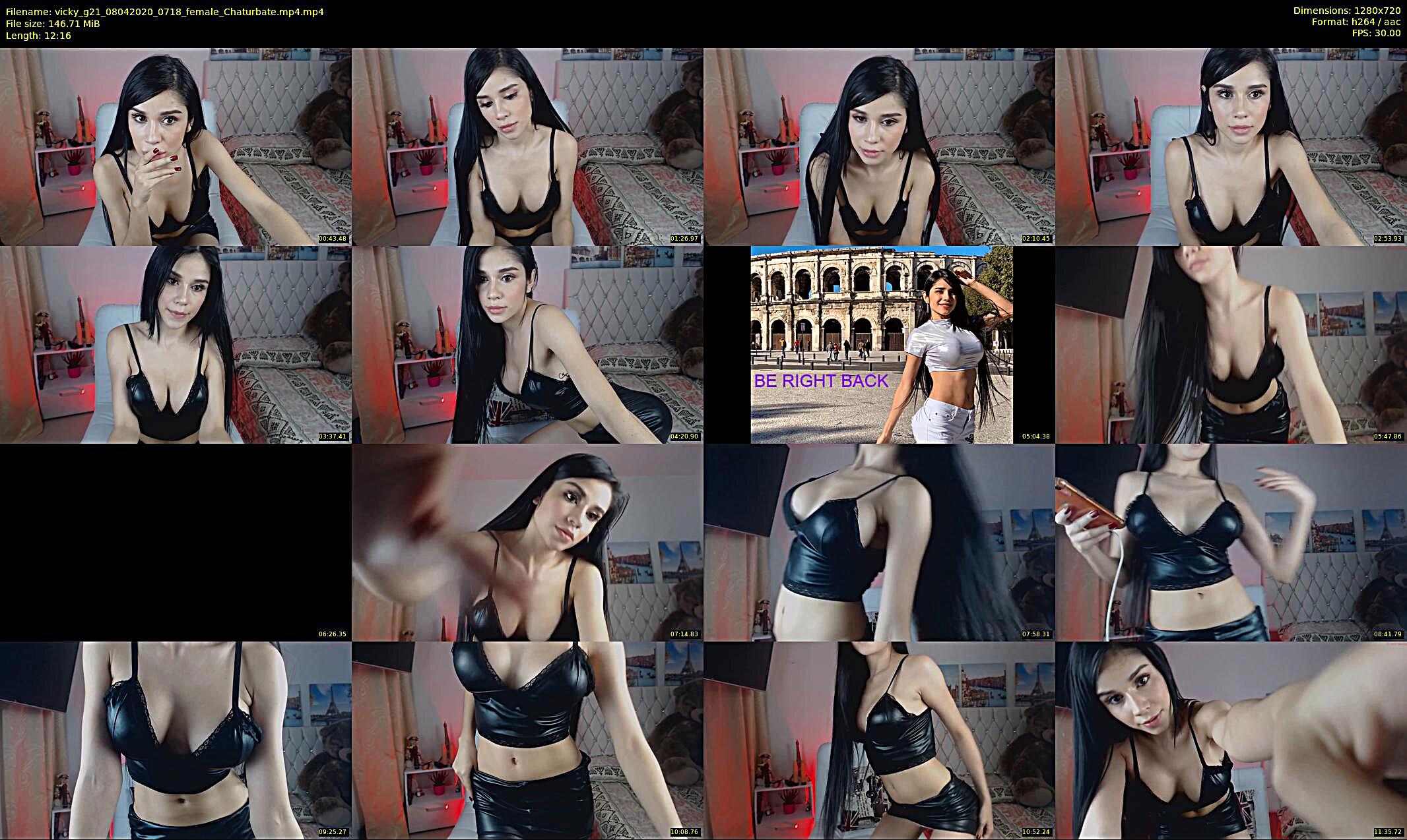 vicky_g21 — 13 minute Chaturbate female cam show recording, 720p, Apr 8, 2020