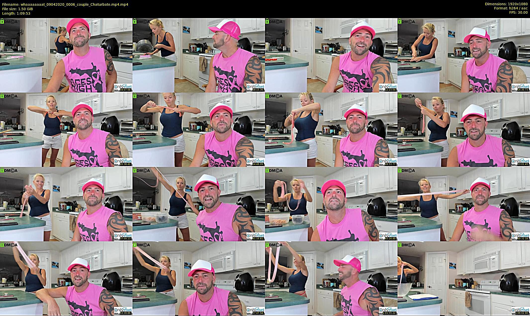 whaaaaaaaat — 70 minute Chaturbate couple cam show recording, 1080p, Apr 9, 2020