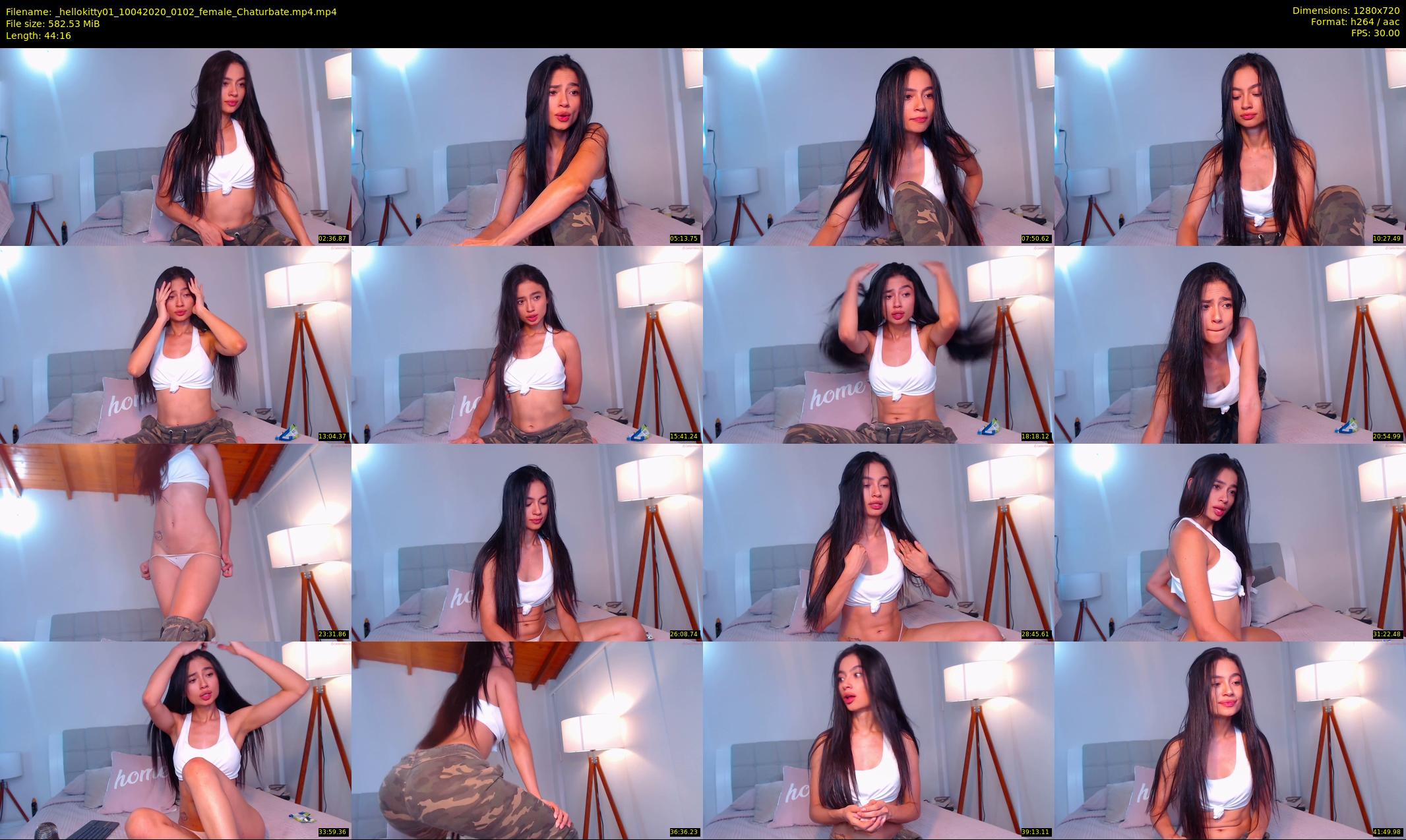 _hellokitty01 — 45 minute Chaturbate female cam show recording, 720p, Apr 10, 2020