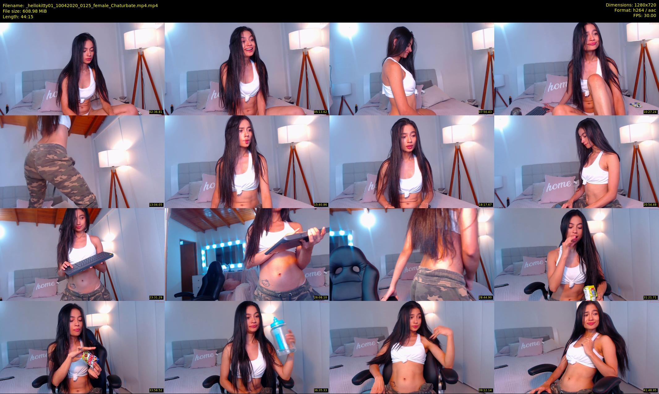 _hellokitty01 — 45 minute Chaturbate female cam show recording, 720p, Apr 10, 2020