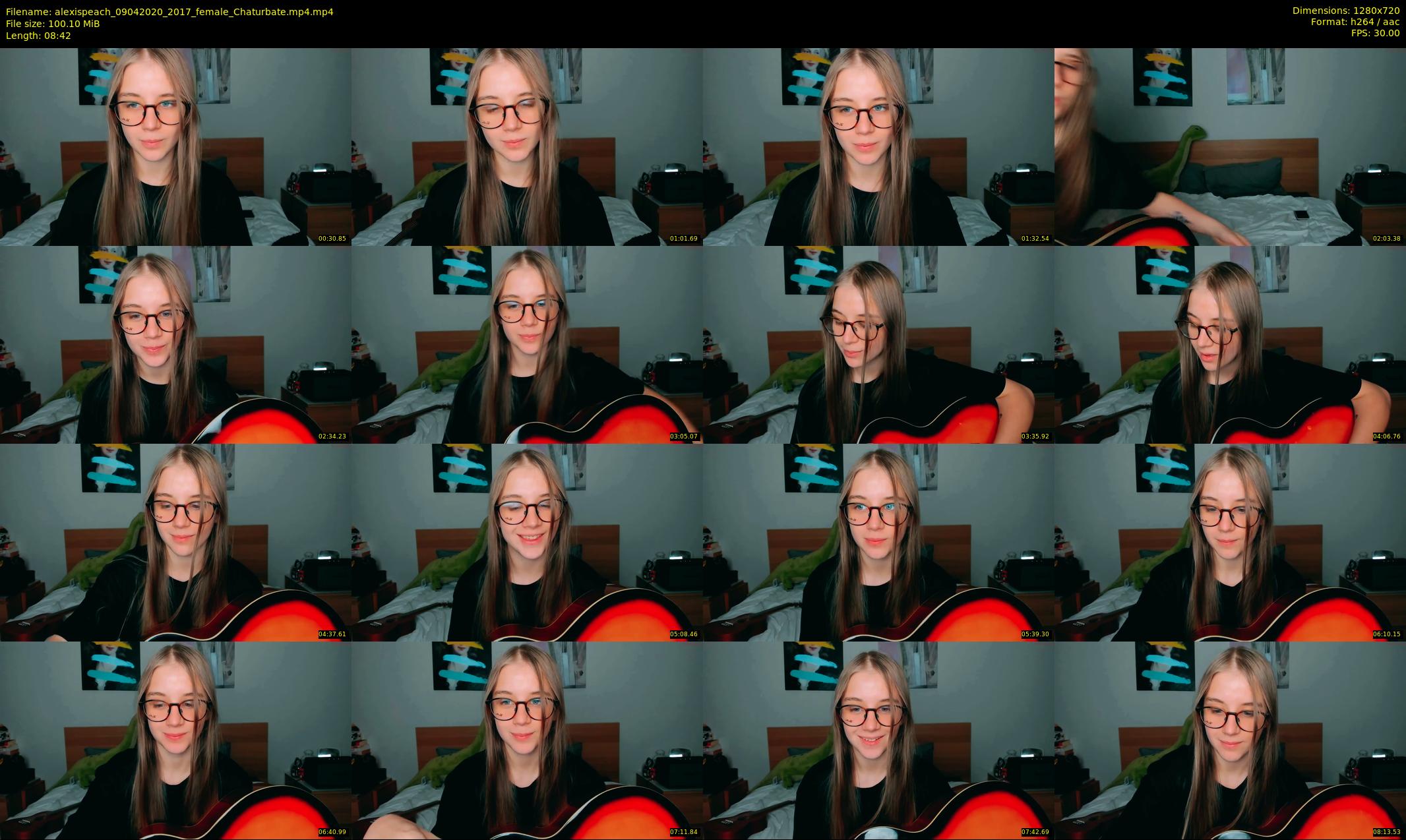 alexispeach — 9 minute Chaturbate female cam show recording, 720p, Apr 9, 2020