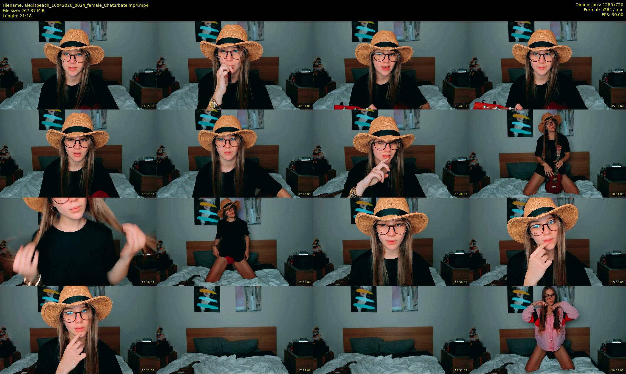 alexispeach — 22 minute Chaturbate female cam show recording, 720p, Apr 10, 2020