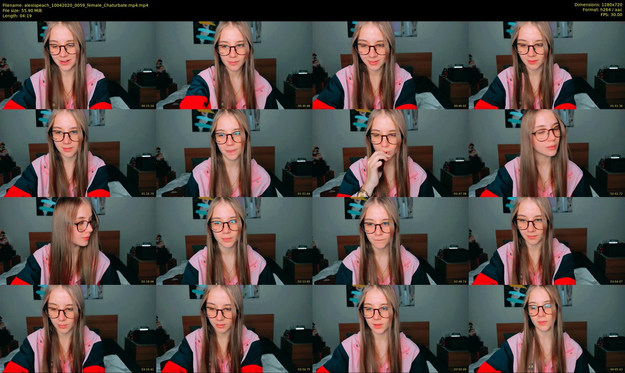 alexispeach — 5 minute Chaturbate female cam show recording, 720p, Apr 10, 2020