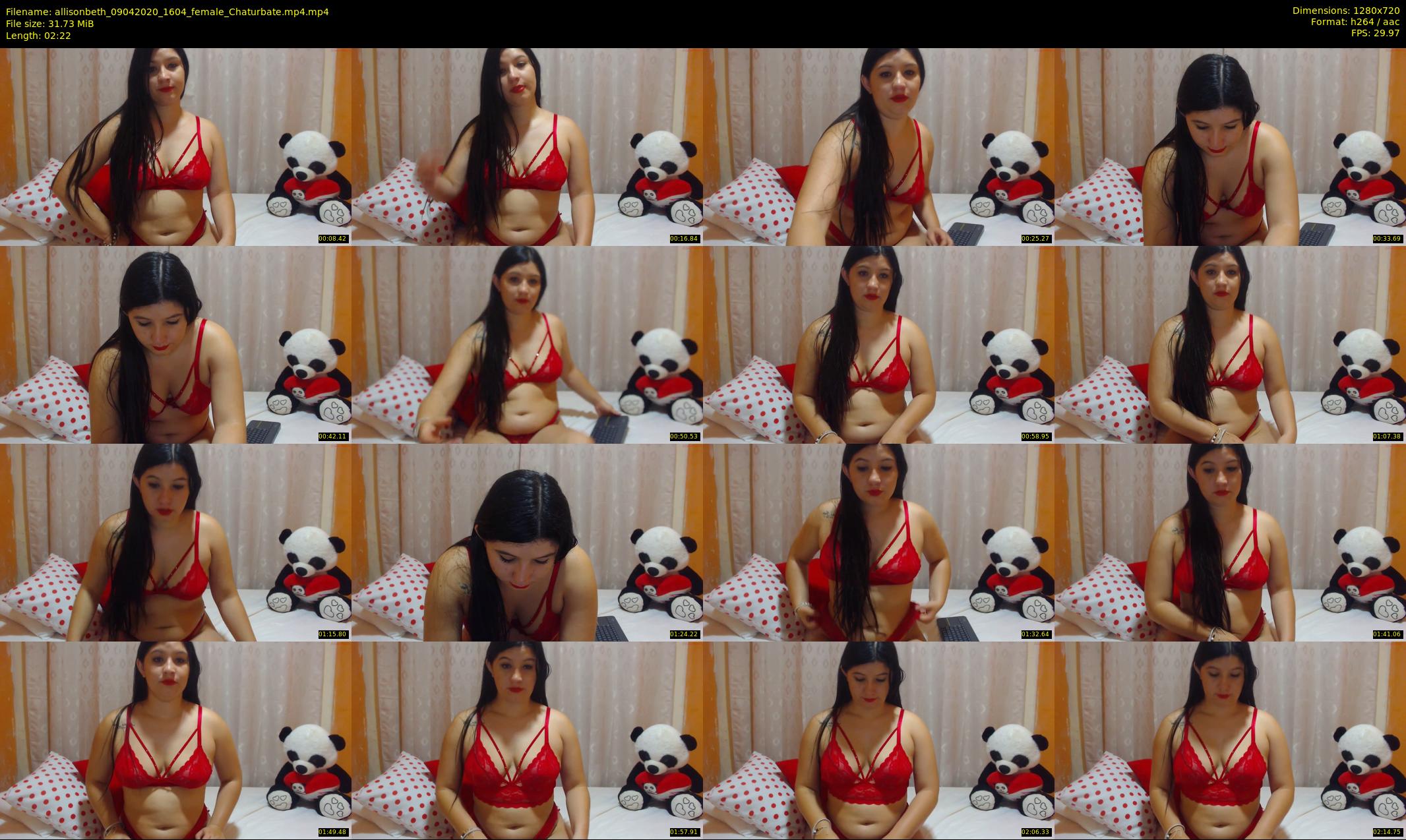 allisonbeth — 3 minute Chaturbate female cam show recording, 720p, Apr 9, 2020
