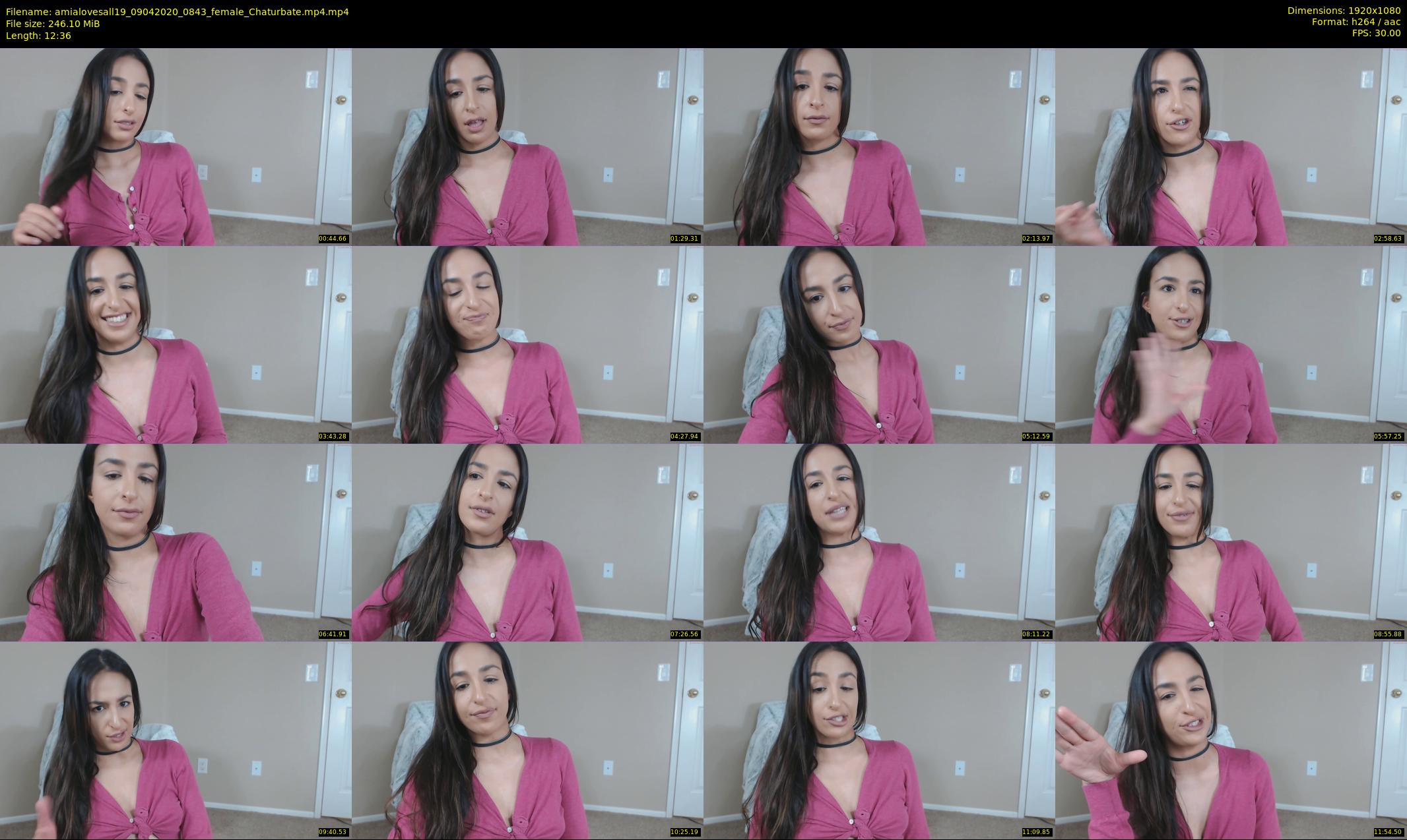 amialovesall19 — 13 minute Chaturbate female cam show recording, 1080p, Apr 9, 2020