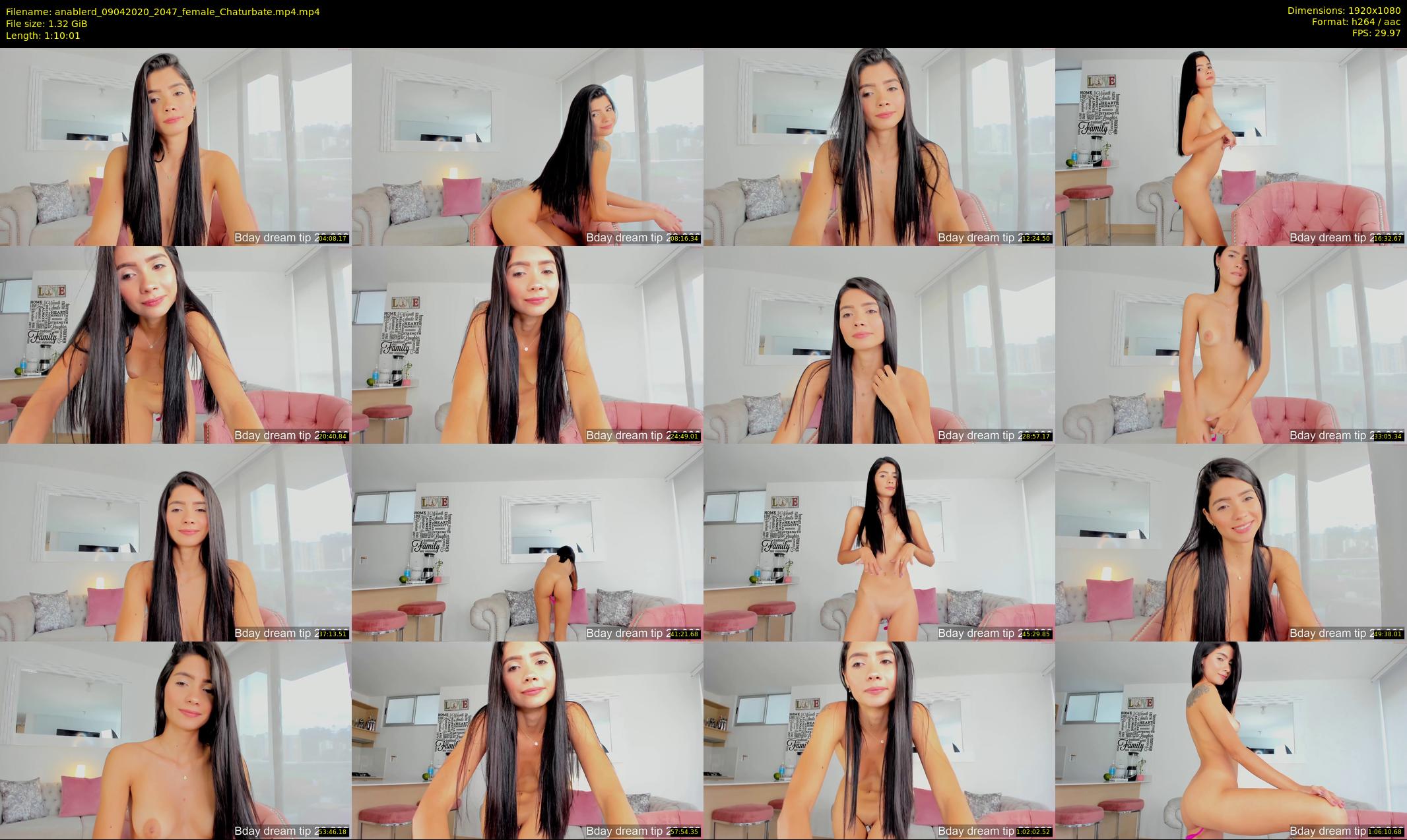 anablerd — 71 minute Chaturbate female cam show recording, 1080p, Apr 9, 2020