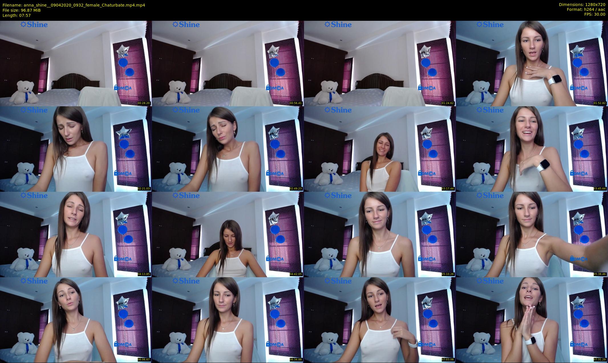 anna_shine_ — 8 minute Chaturbate female cam show recording, 720p, Apr 9, 2020