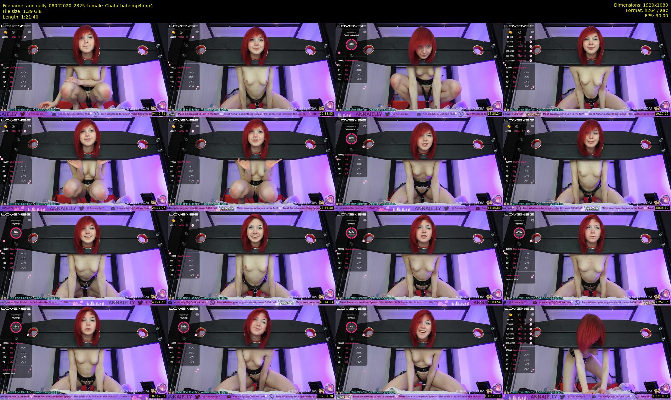 annajelly — 82 minute Chaturbate couple cam show recording, 1080p, Apr 8, 2020