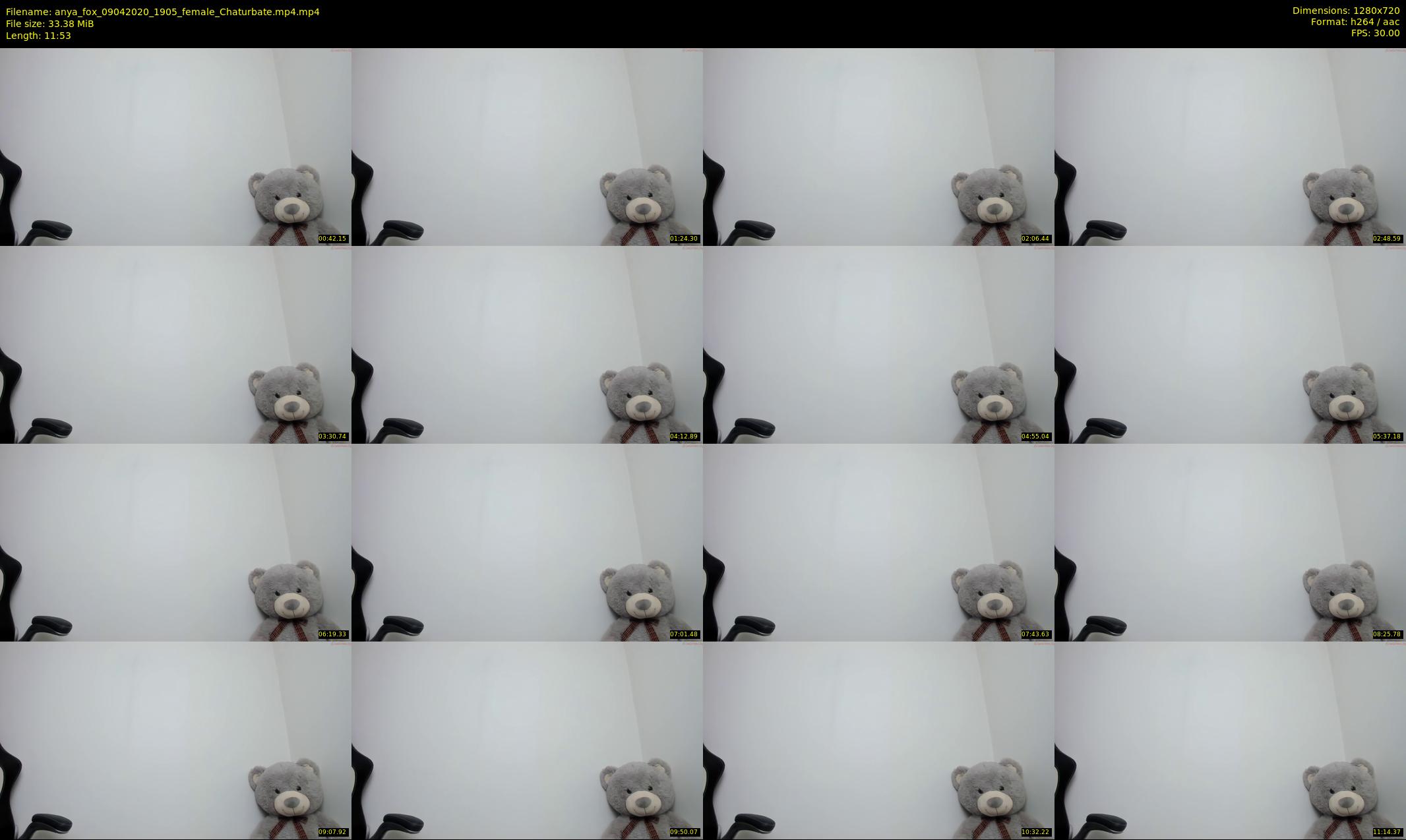 anya_fox — 12 minute Chaturbate female cam show recording, 720p, Apr 9, 2020