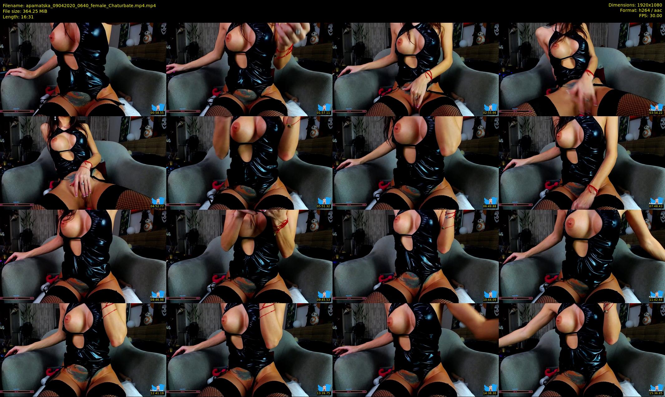 apamatska — 17 minute Chaturbate female cam show recording, 1080p, Apr 9, 2020