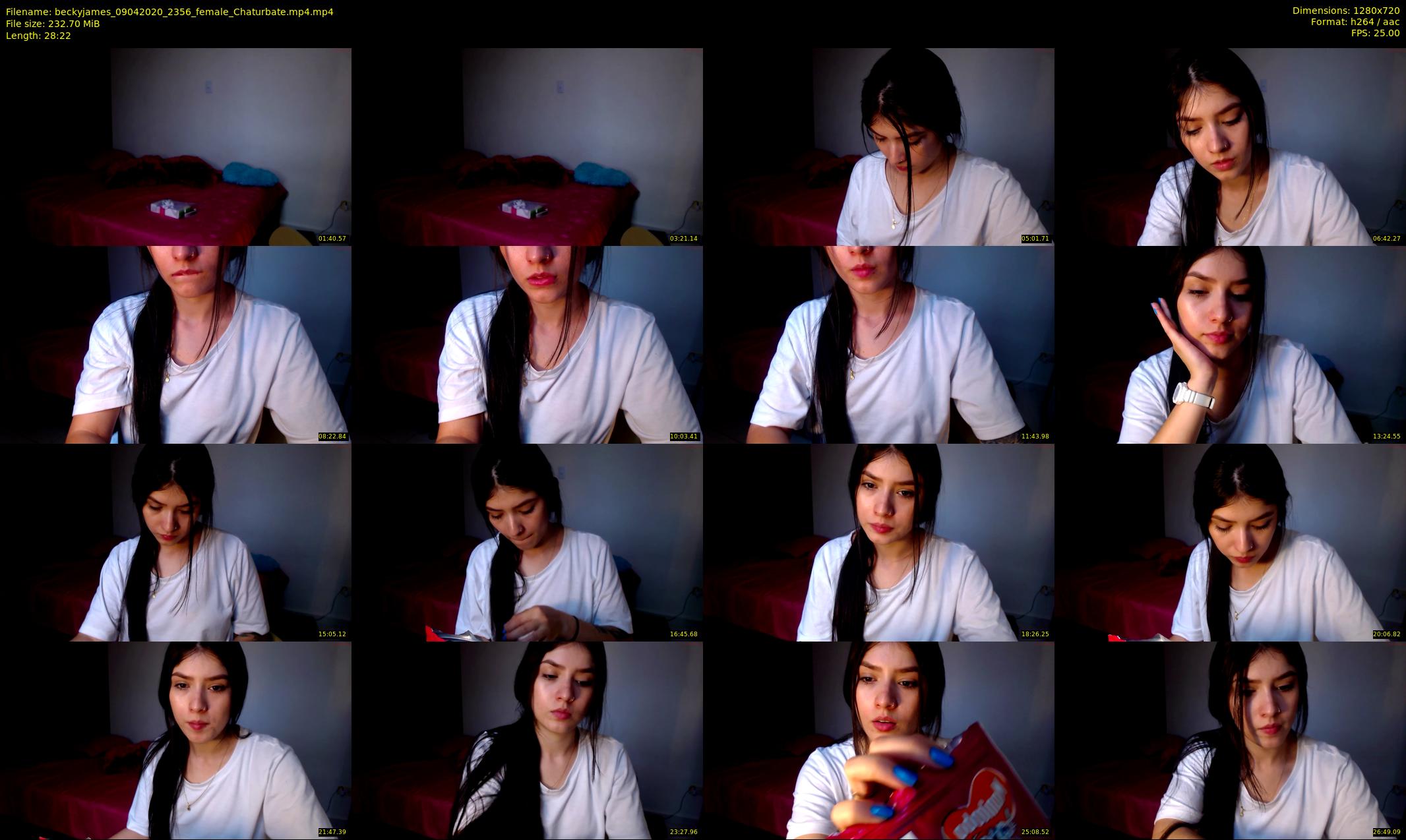 beckyjames — 29 minute Chaturbate female cam show recording, 720p, Apr 9, 2020