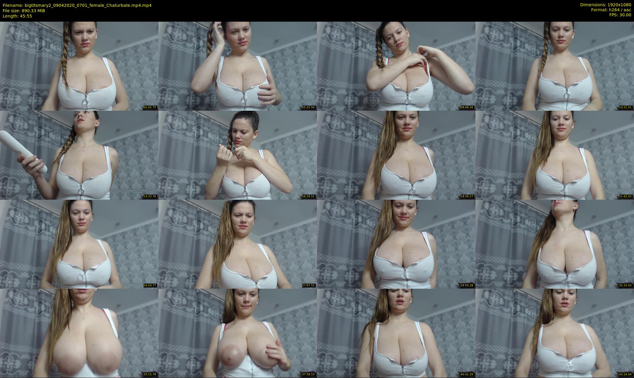 bigtitsmary2 — 46 minute Chaturbate female cam show recording, 1080p, Apr 9, 2020