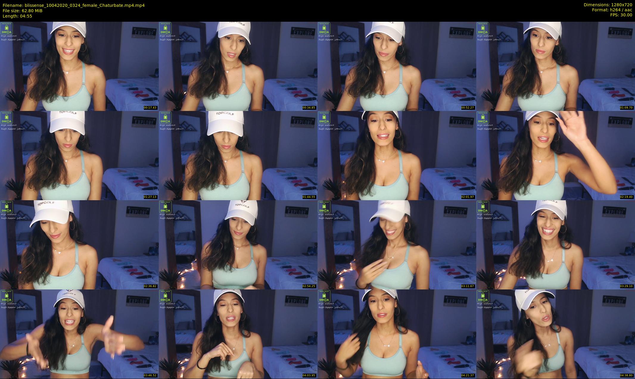 blissense — 5 minute Chaturbate female cam show recording, 720p, Apr 10, 2020