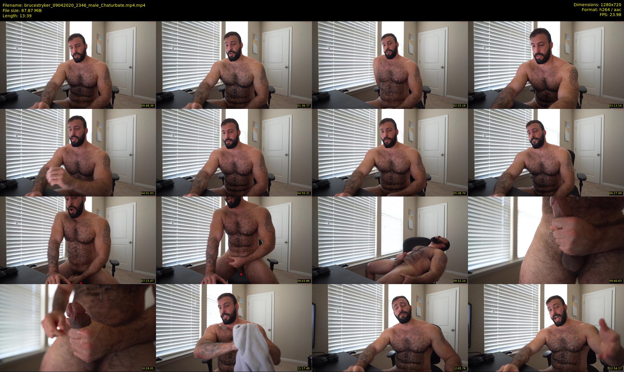 brucestryker — 14 minute Chaturbate male cam show recording, 720p, Apr 9, 2020