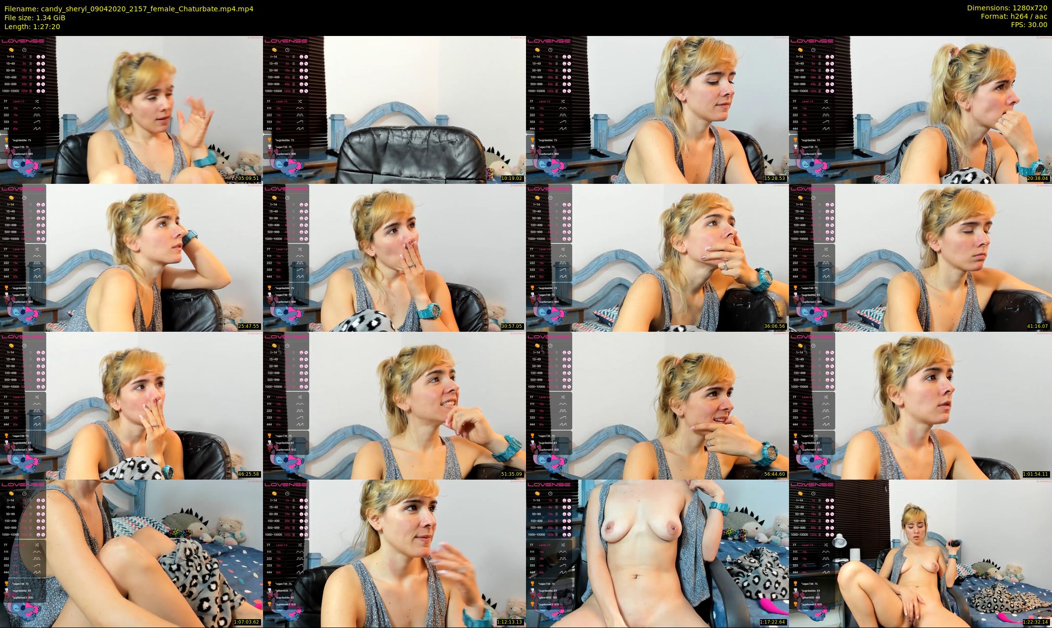 candy_sheryl — 88 minute Chaturbate female cam show recording, 720p, Apr 9, 2020