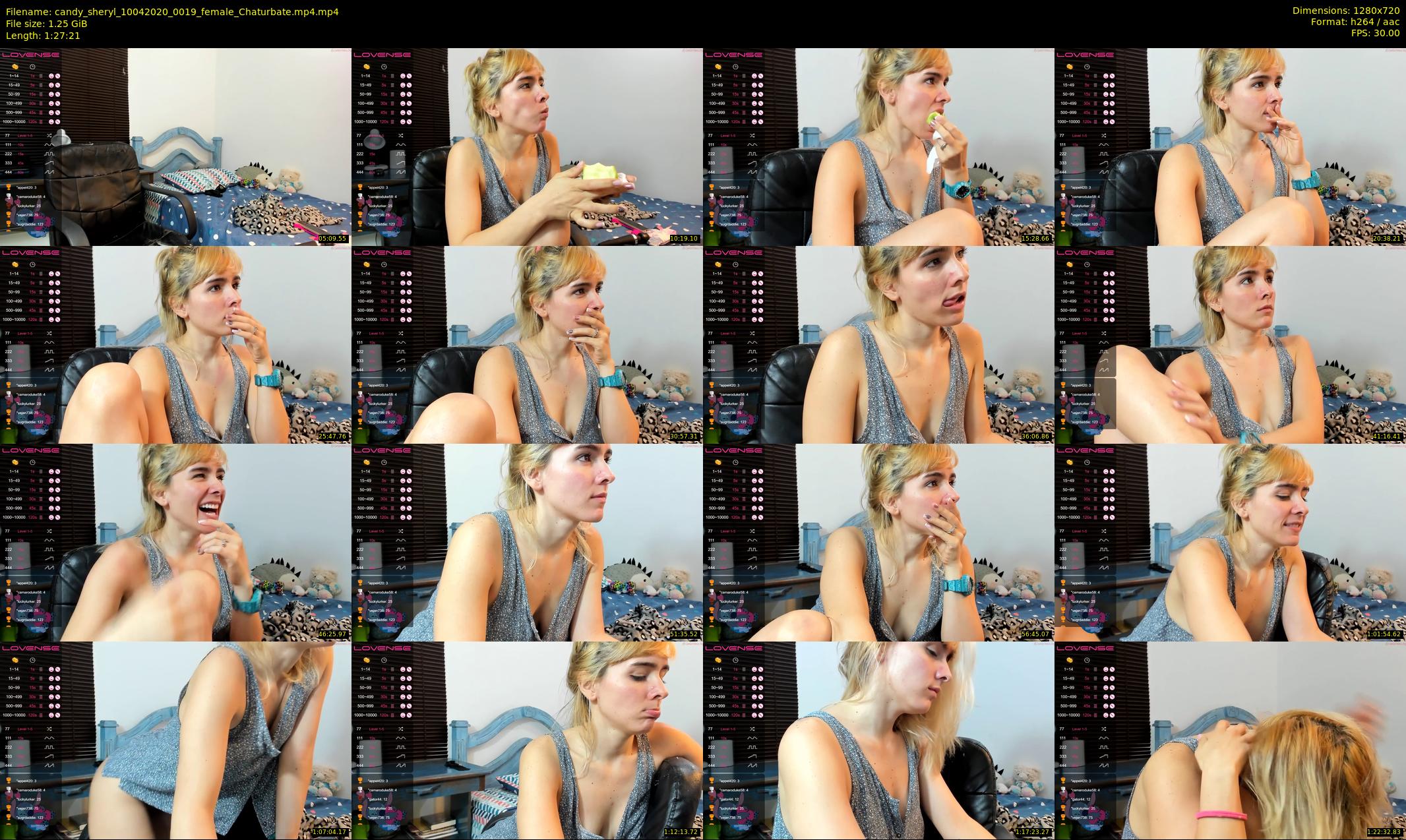 candy_sheryl — 88 minute Chaturbate female cam show recording, 720p, Apr 10, 2020