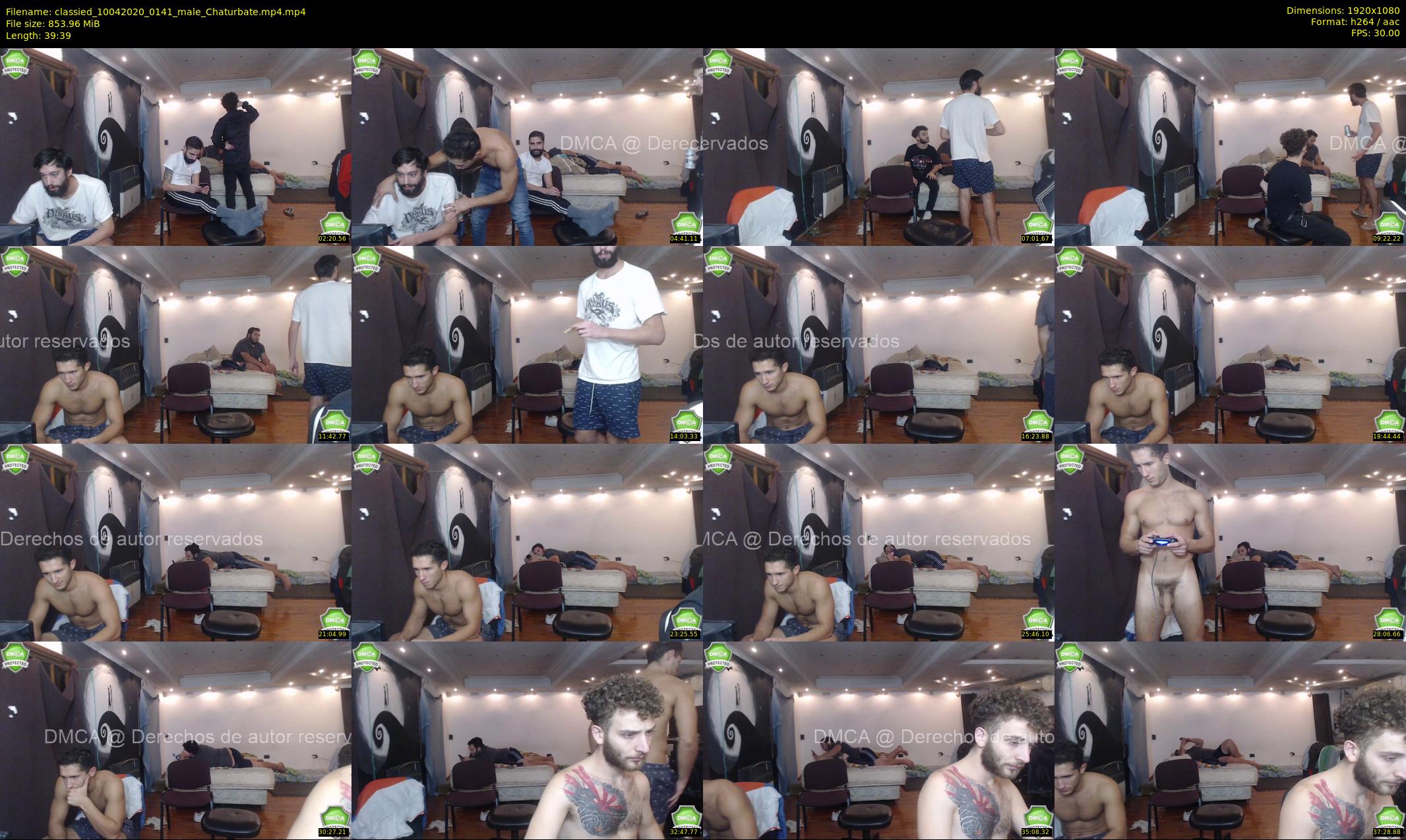 classied — 40 minute Chaturbate male cam show recording, 1080p, Apr 10, 2020