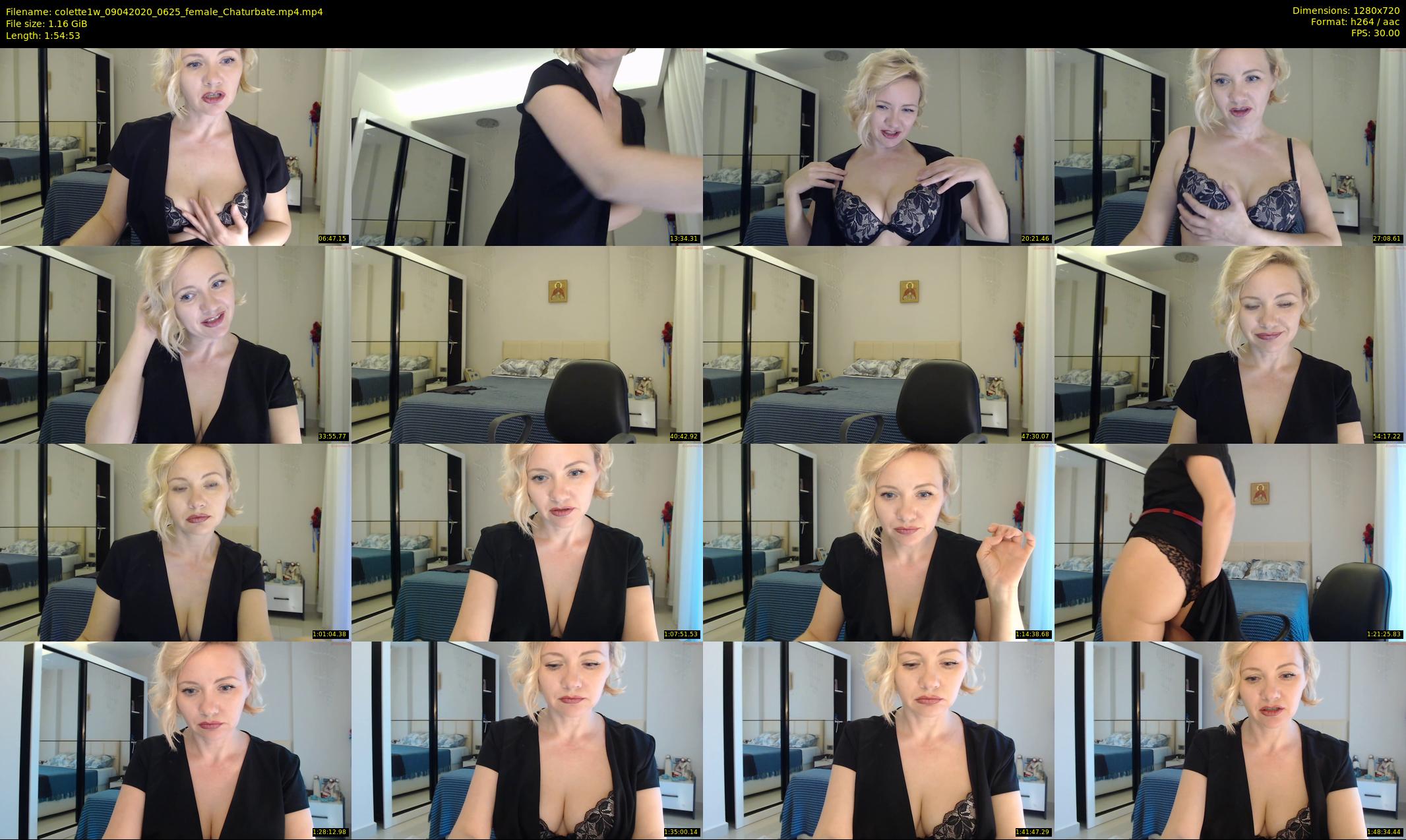 colette1w — 115 minute Chaturbate female cam show recording, 720p, Apr 9, 2020
