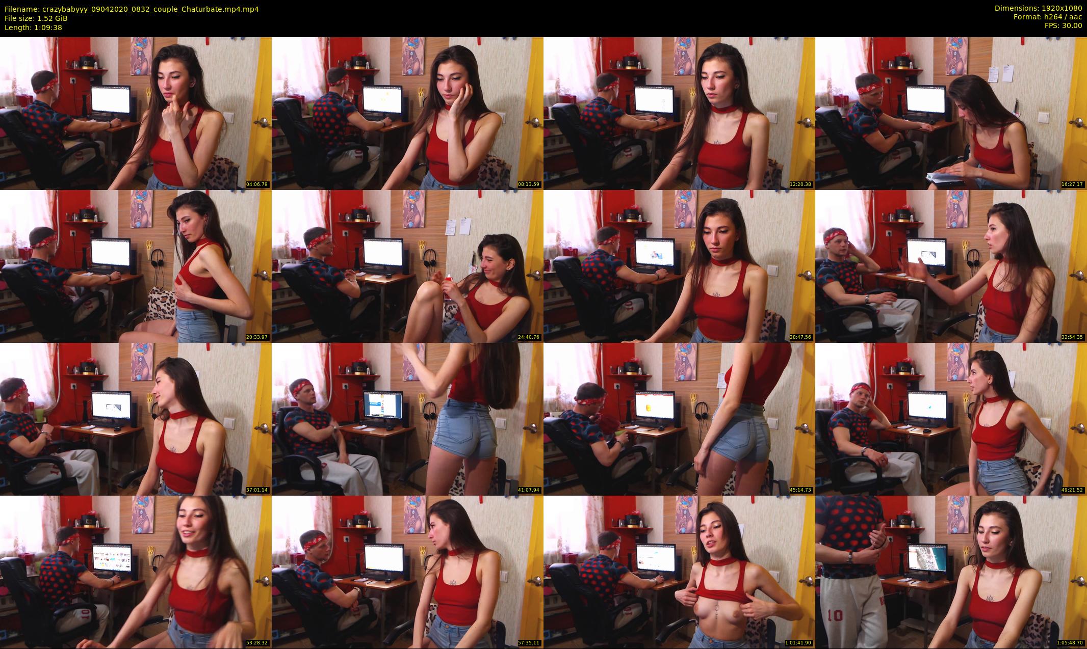 crazybabyyy — 70 minute Chaturbate couple cam show recording, 1080p, Apr 9, 2020