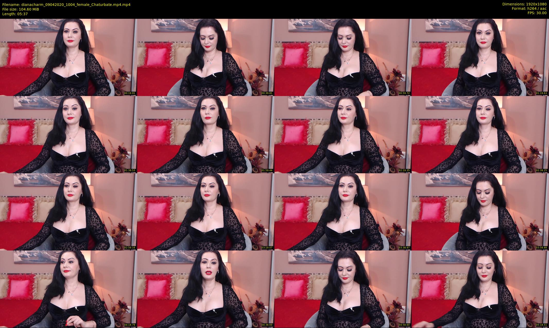 dianacharm — 6 minute Chaturbate female cam show recording, 1080p, Apr 9, 2020