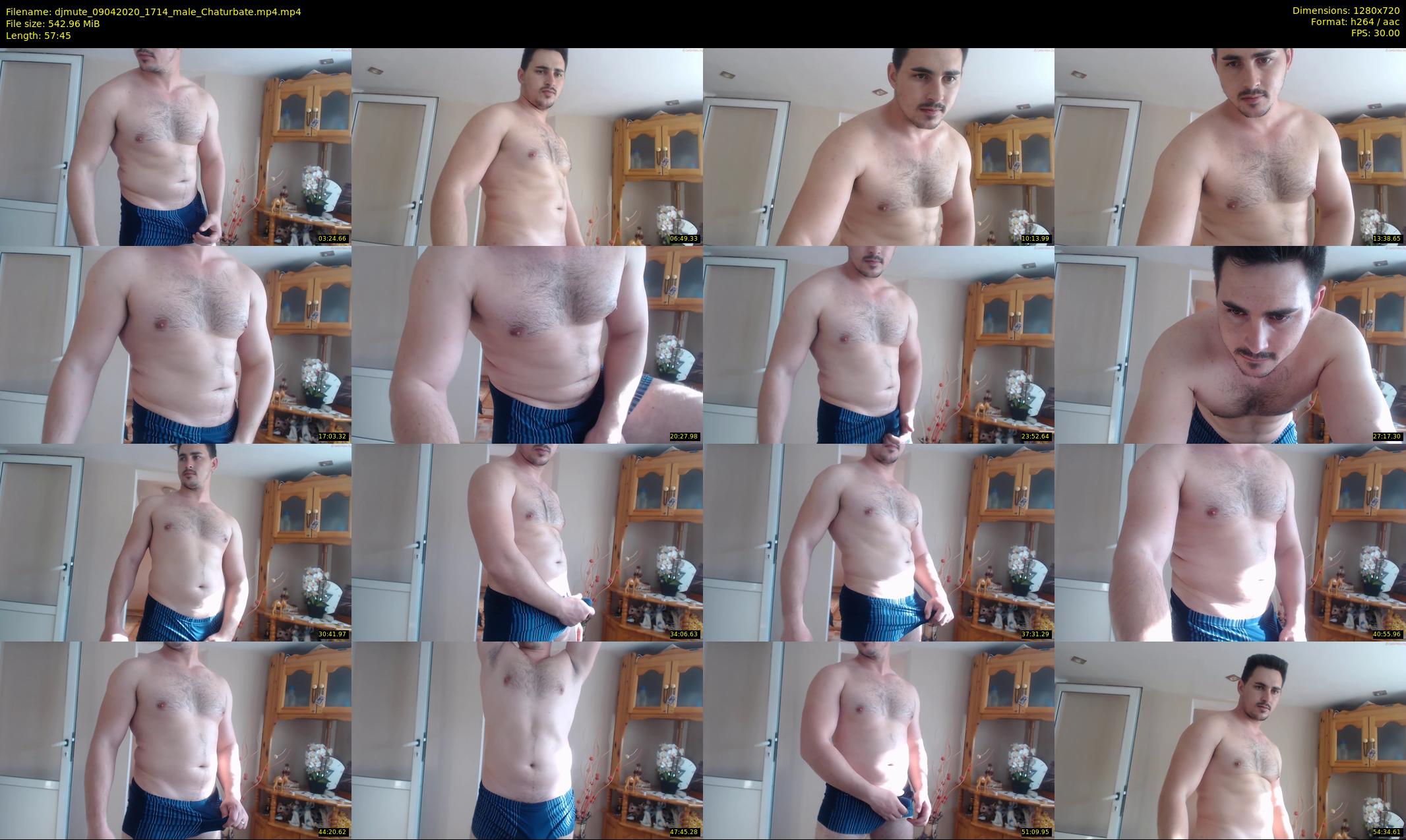 djmute — 58 minute Chaturbate male cam show recording, 720p, Apr 9, 2020