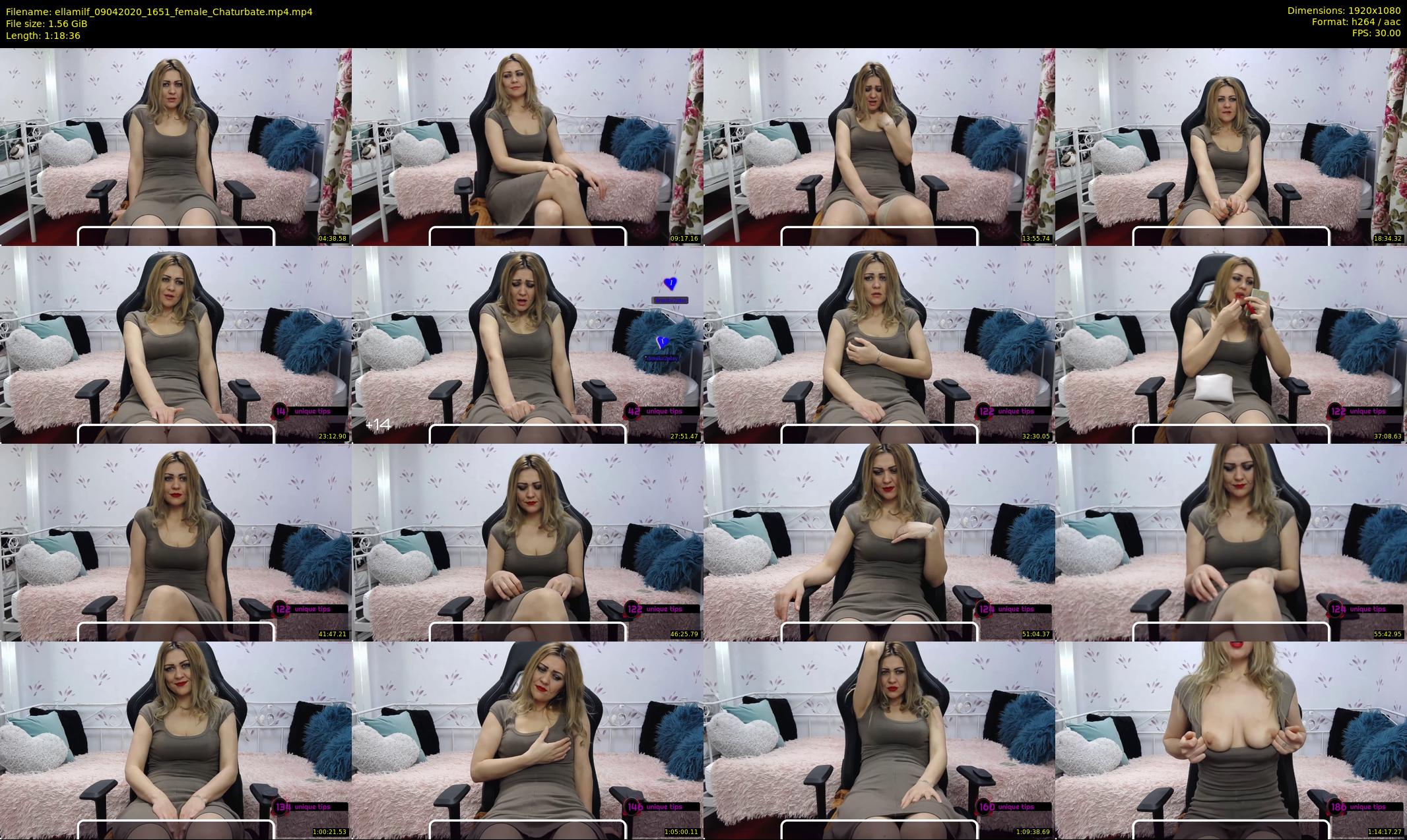 ellamilf — 79 minute Chaturbate female cam show recording, 1080p, Apr 9, 2020