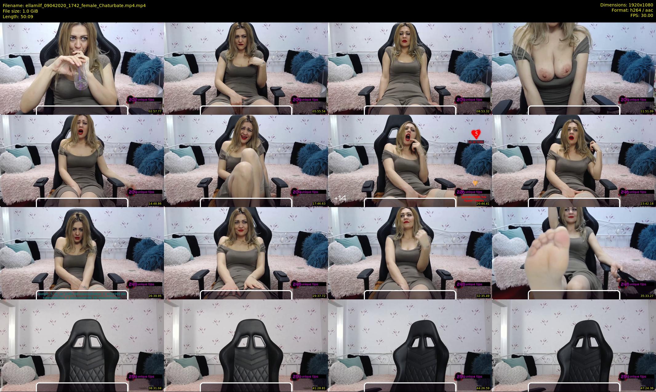 ellamilf — 51 minute Chaturbate female cam show recording, 1080p, Apr 9, 2020