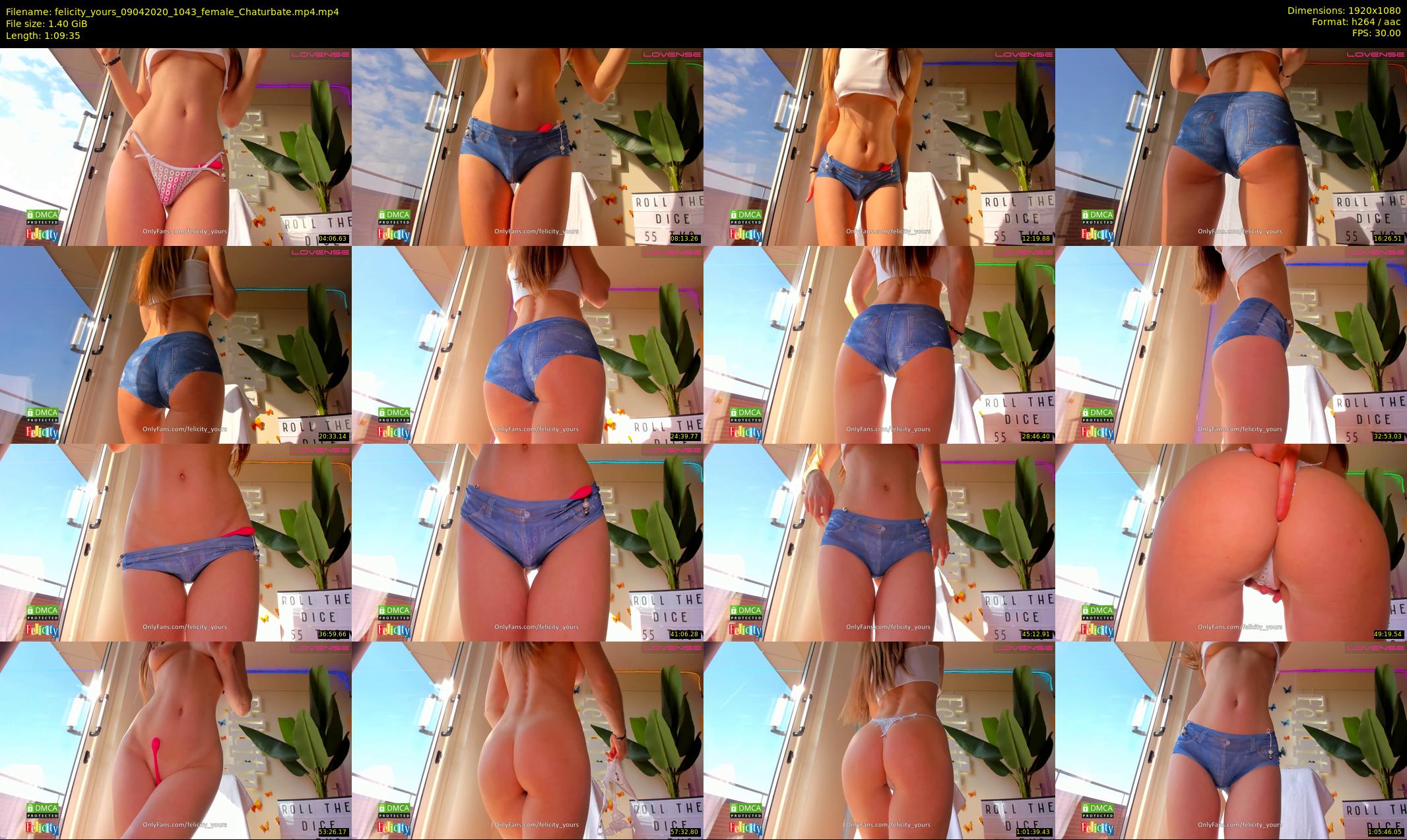 felicity_yours — 70 minute Chaturbate female cam show recording, 1080p, Apr 9, 2020