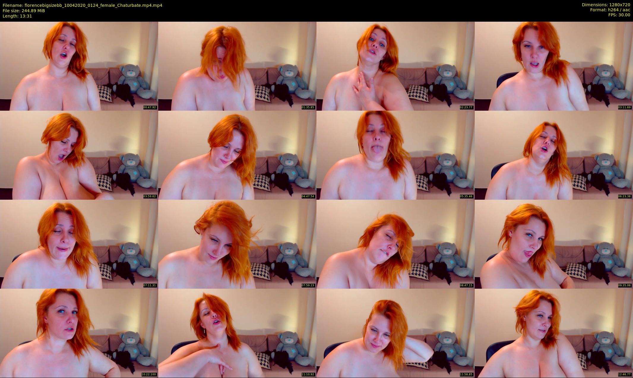 florencebigsizebb — 14 minute Chaturbate female cam show recording, 720p, Apr 10, 2020