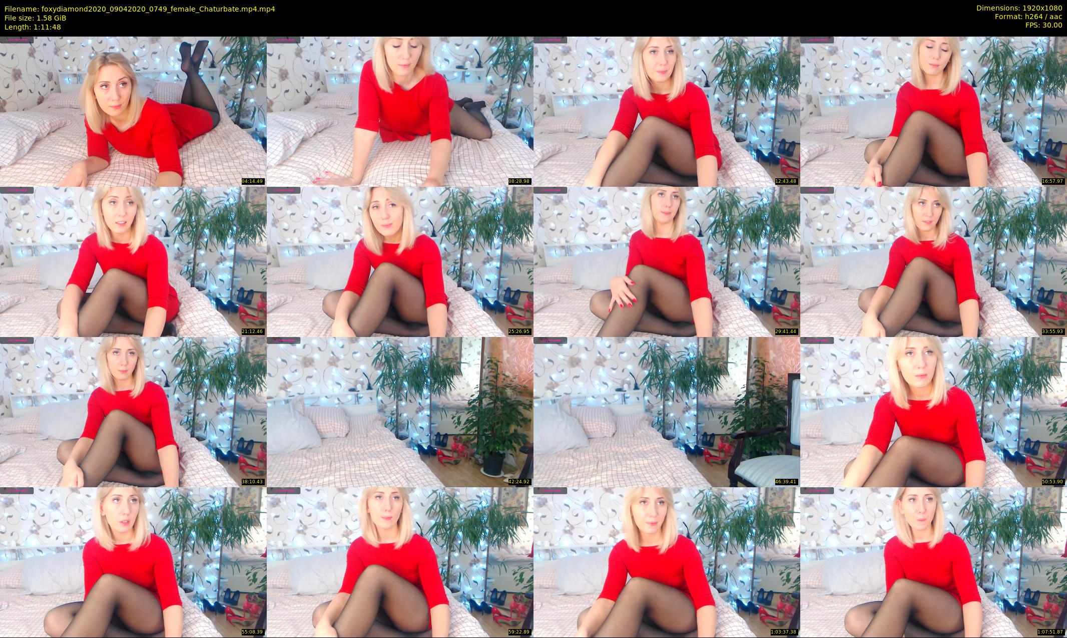 foxydiamond2020 — 72 minute Chaturbate female cam show recording, 1080p, Apr 9, 2020