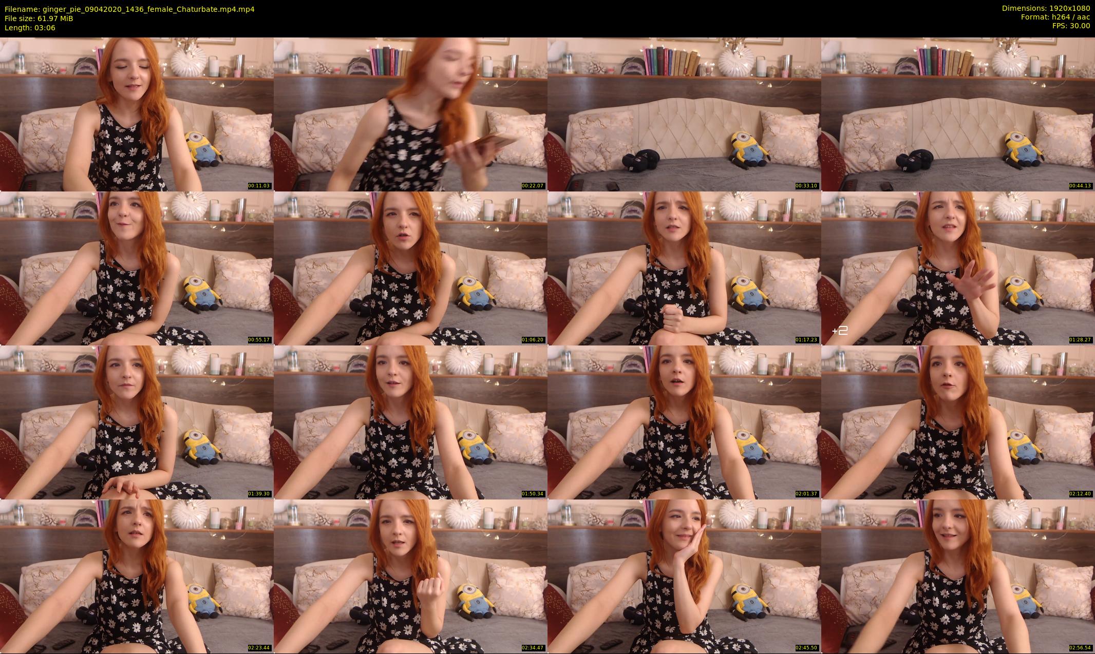 ginger_pie — 4 minute Chaturbate female cam show recording, 1080p, Apr 9, 2020