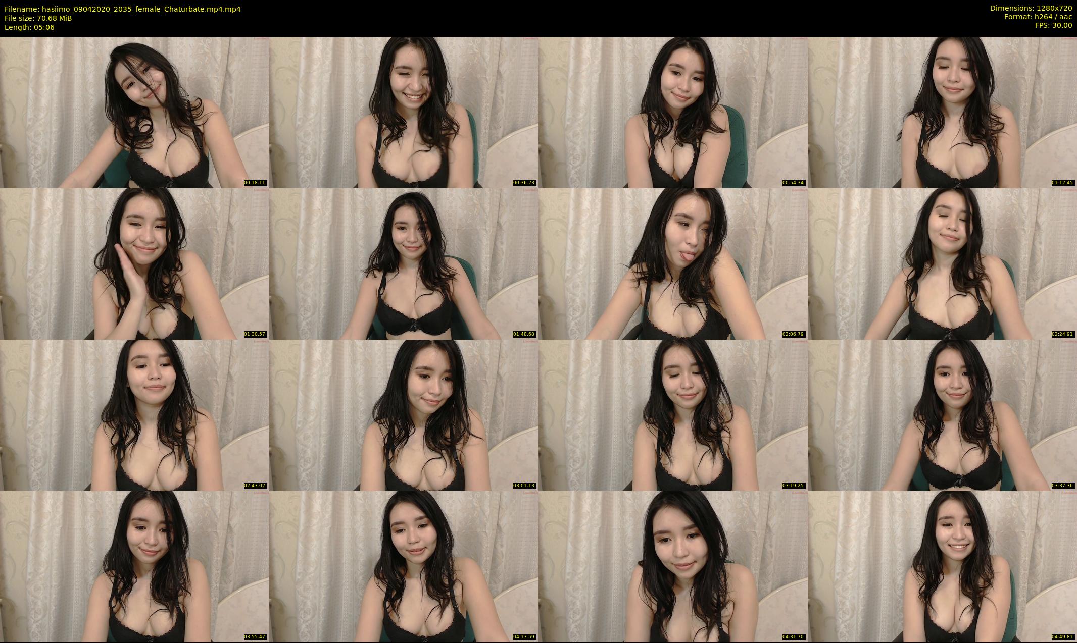 hasiimo — 6 minute Chaturbate female cam show recording, 720p, Apr 9, 2020