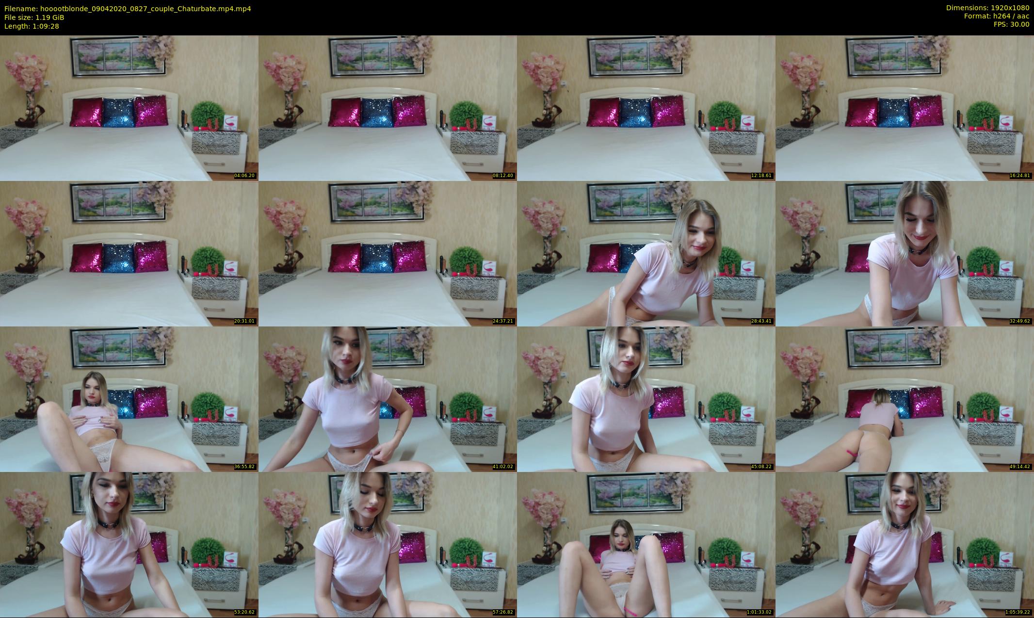 hooootblonde — 70 minute Chaturbate female cam show recording, 1080p, Apr 9, 2020
