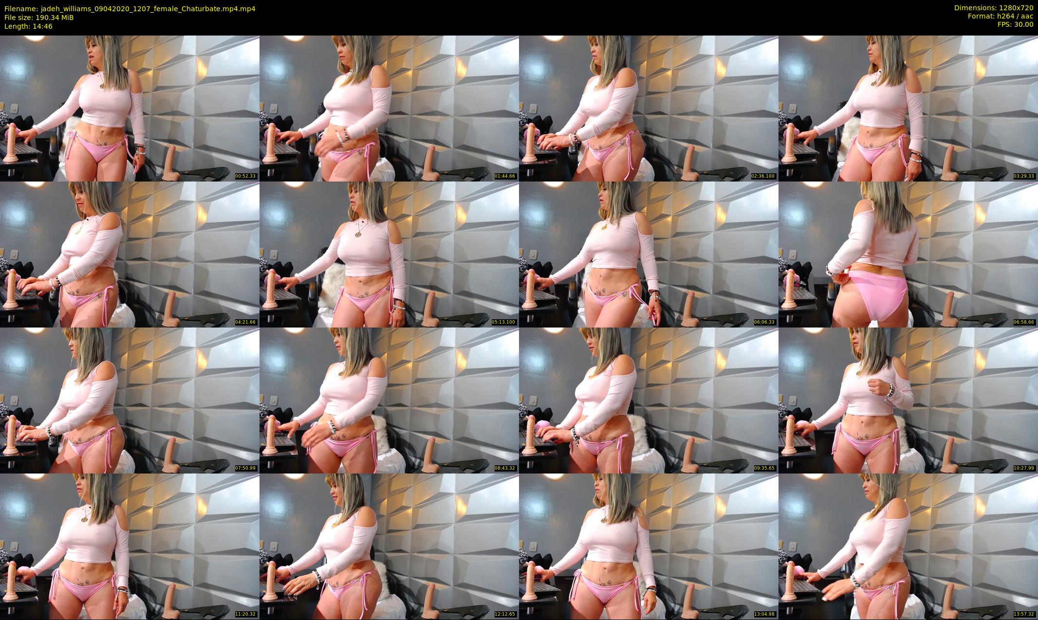 jadeh_williams — 15 minute Chaturbate female cam show recording, 720p, Apr 9, 2020
