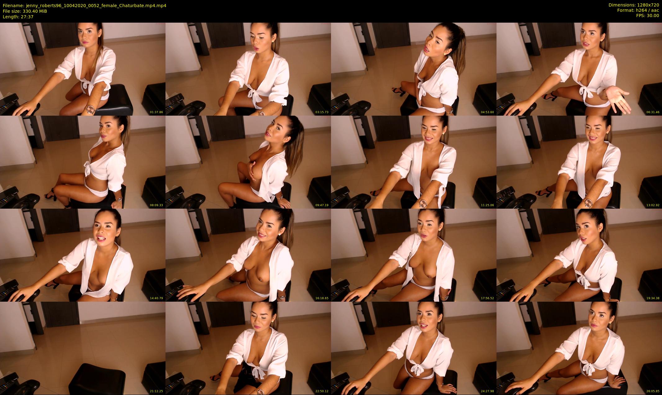 jenny_roberts96 — 28 minute Chaturbate female cam show recording, 720p, Apr 10, 2020