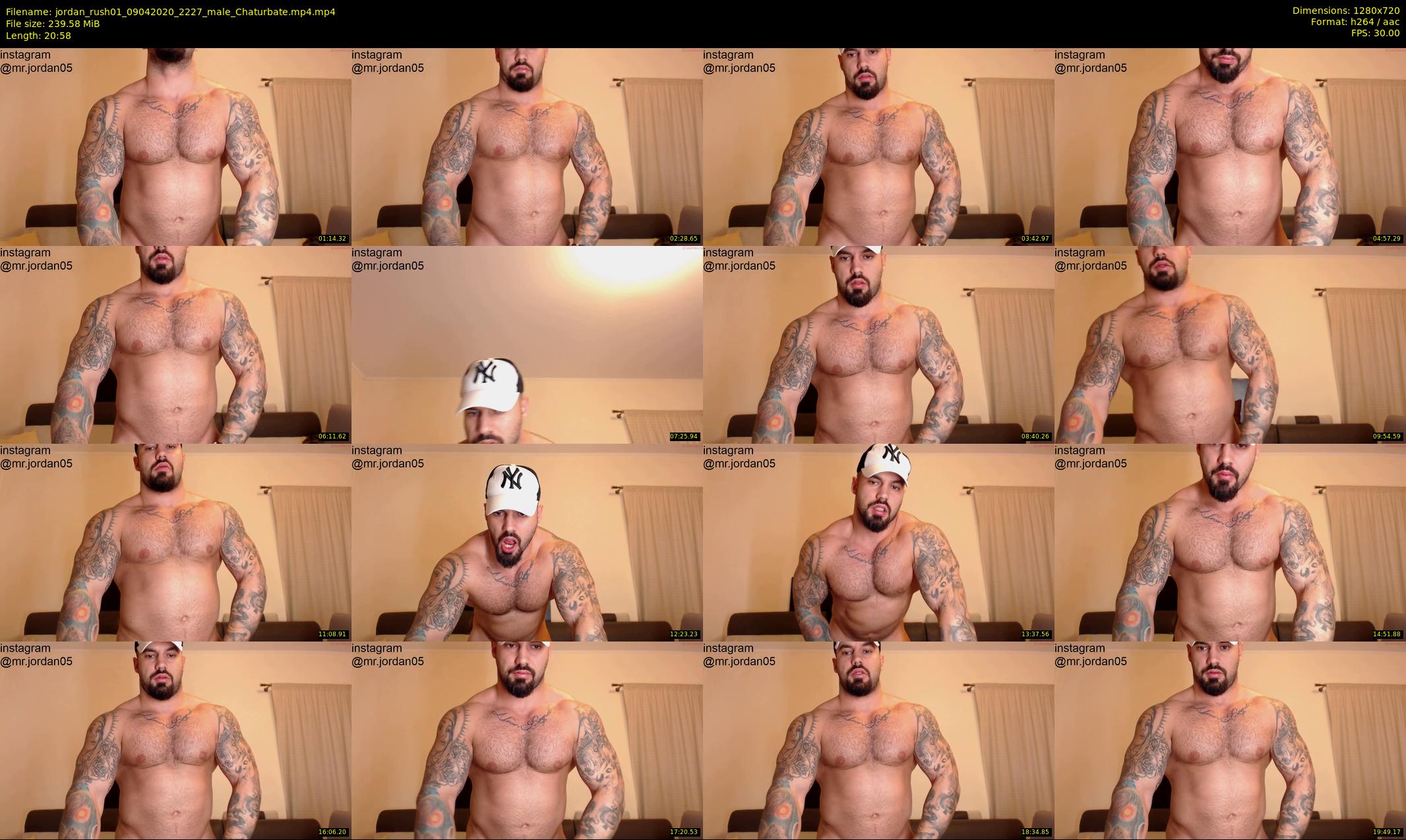 jordan_rush01 — 21 minute Chaturbate male cam show recording, 720p, Apr 9, 2020