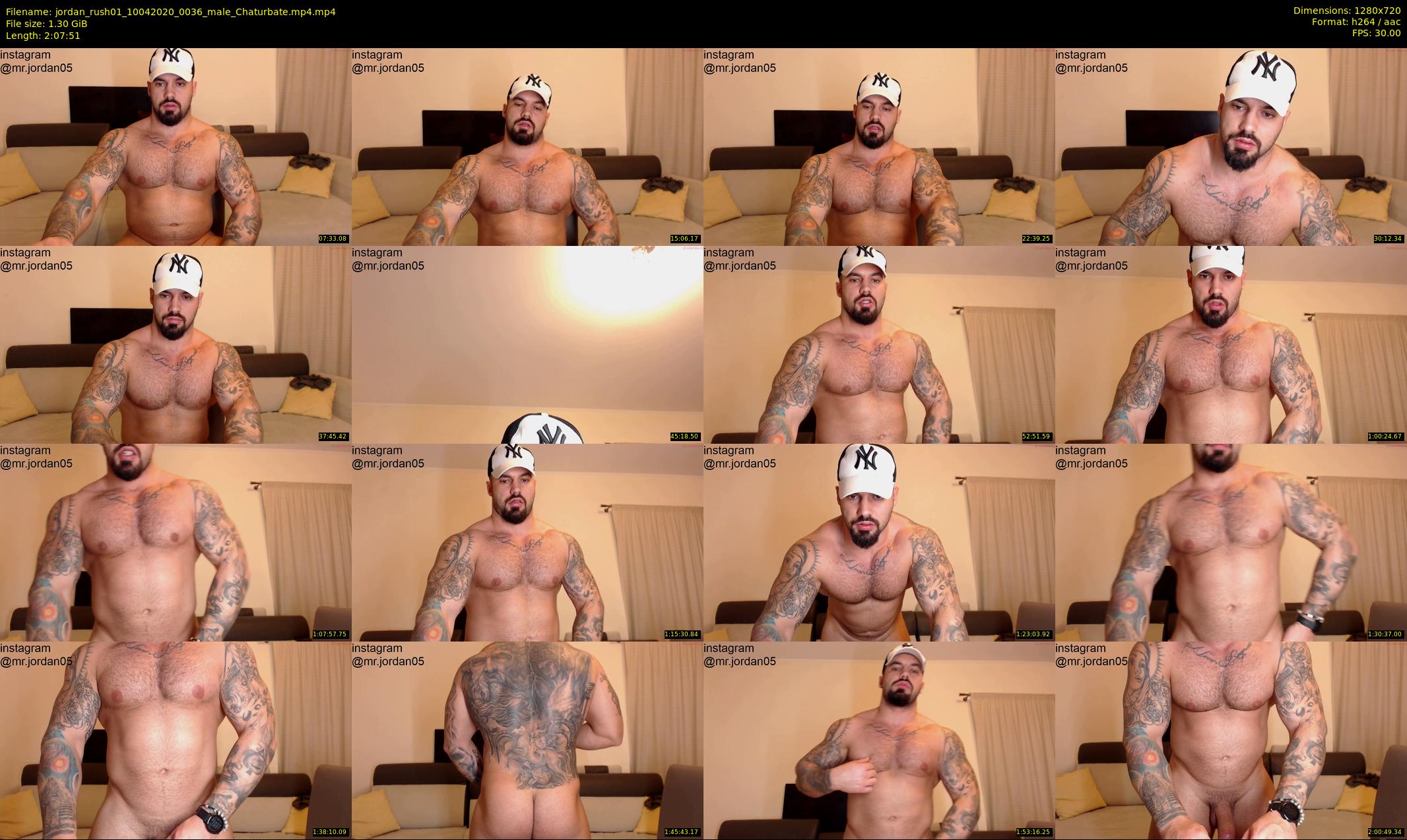 jordan_rush01 — 128 minute Chaturbate male cam show recording, 720p, Apr 10, 2020
