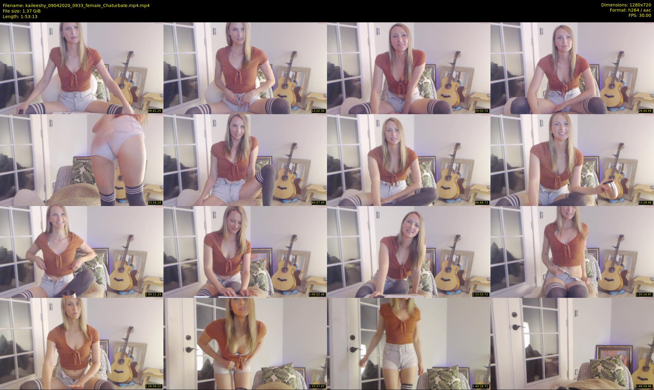 kaileeshy — 114 minute Chaturbate female cam show recording, 720p, Apr 9, 2020