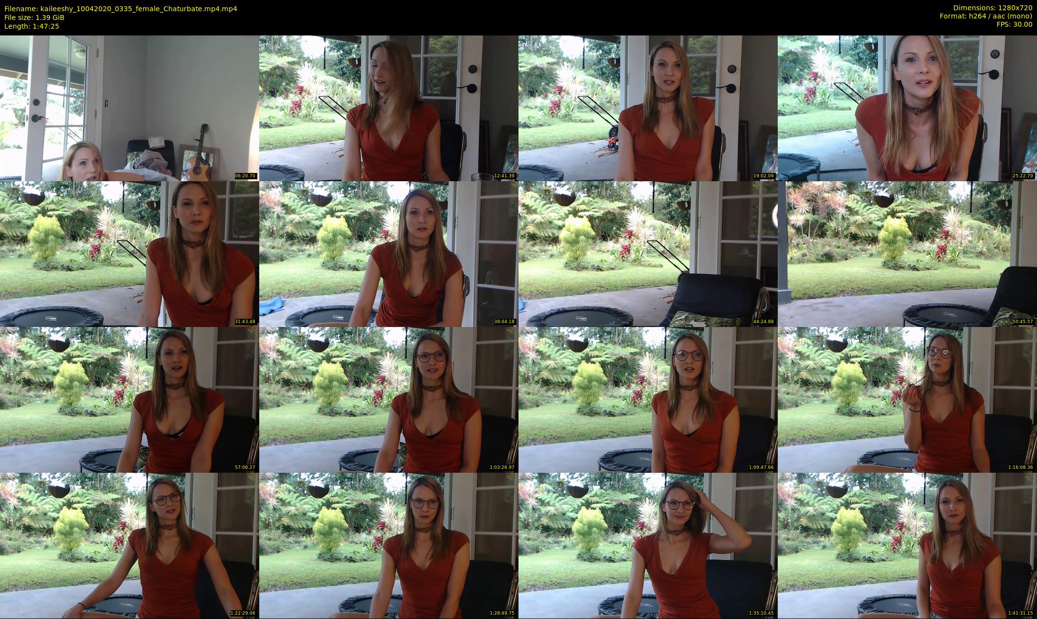 kaileeshy — 108 minute Chaturbate female cam show recording, 720p, Apr 10, 2020