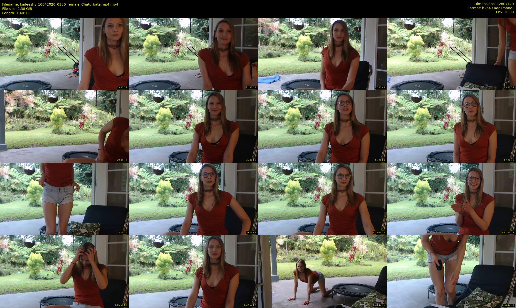 kaileeshy — 101 minute Chaturbate female cam show recording, 720p, Apr 10, 2020