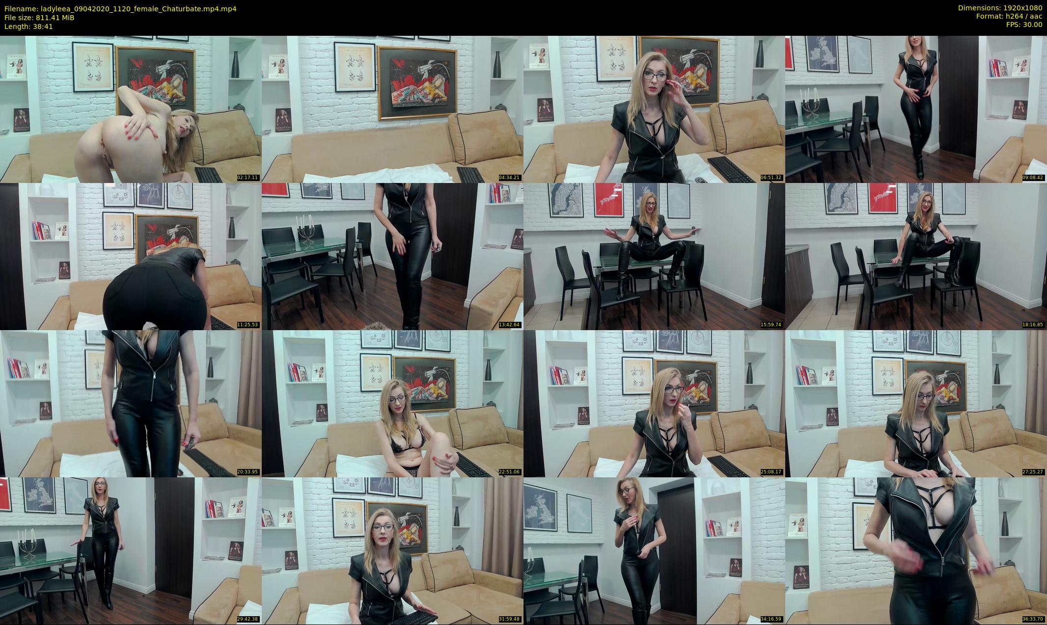 ladyleea — 39 minute Chaturbate female cam show recording, 1080p, Apr 9, 2020