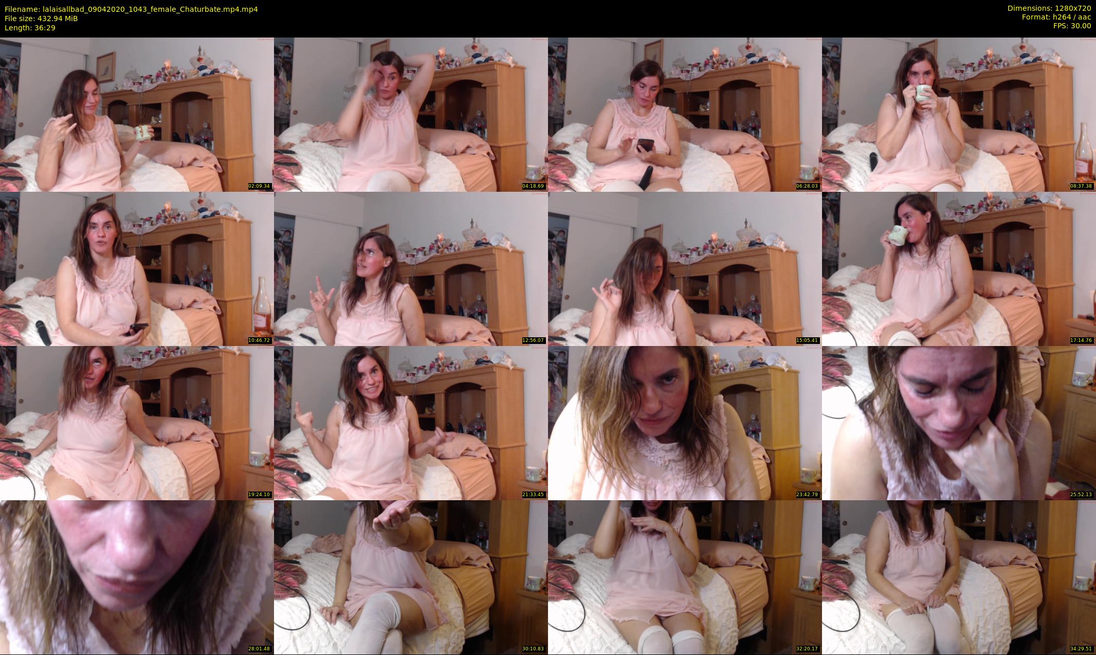 lalaisallbad — 37 minute Chaturbate female cam show recording, 720p, Apr 9, 2020
