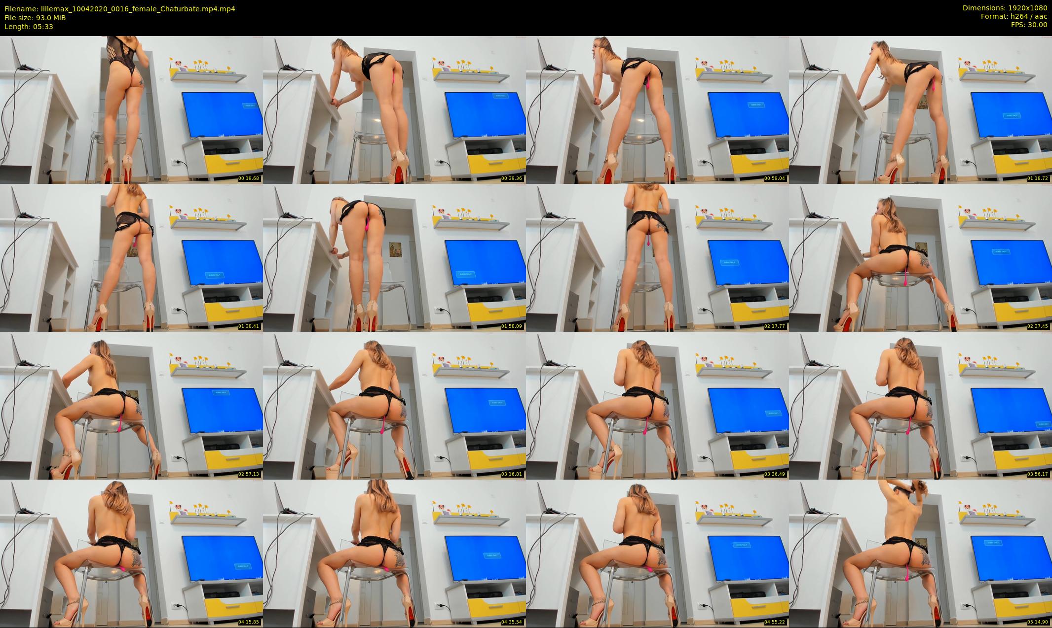 lillemax — 6 minute Chaturbate female cam show recording, 1080p, Apr 10, 2020
