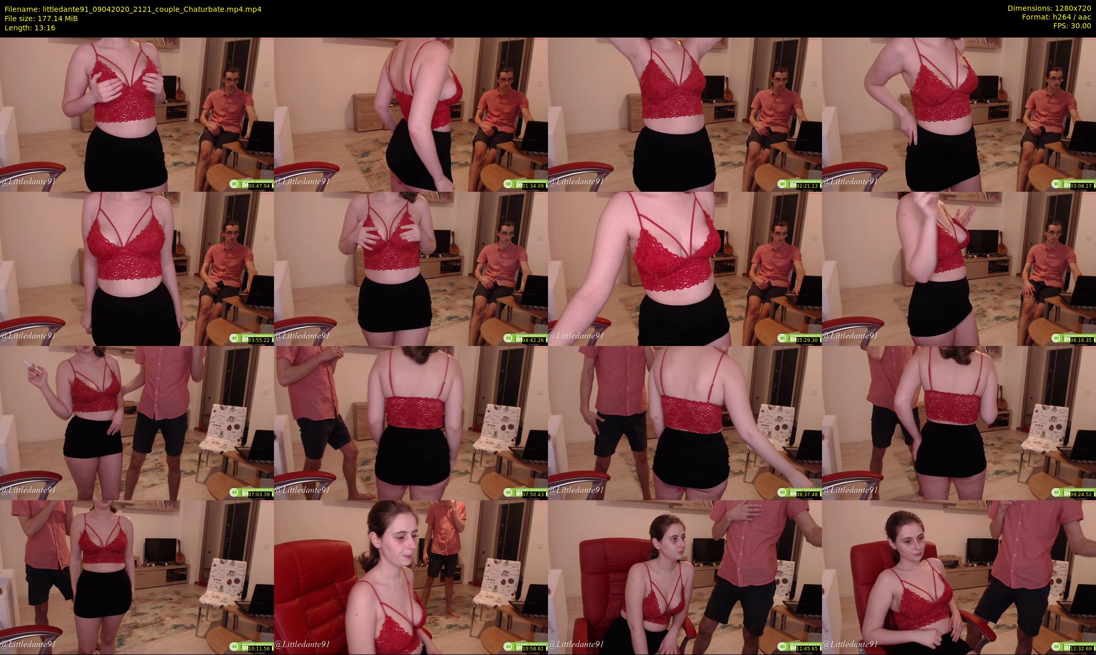 littledante91 — 14 minute Chaturbate couple cam show recording, 720p, Apr 9, 2020