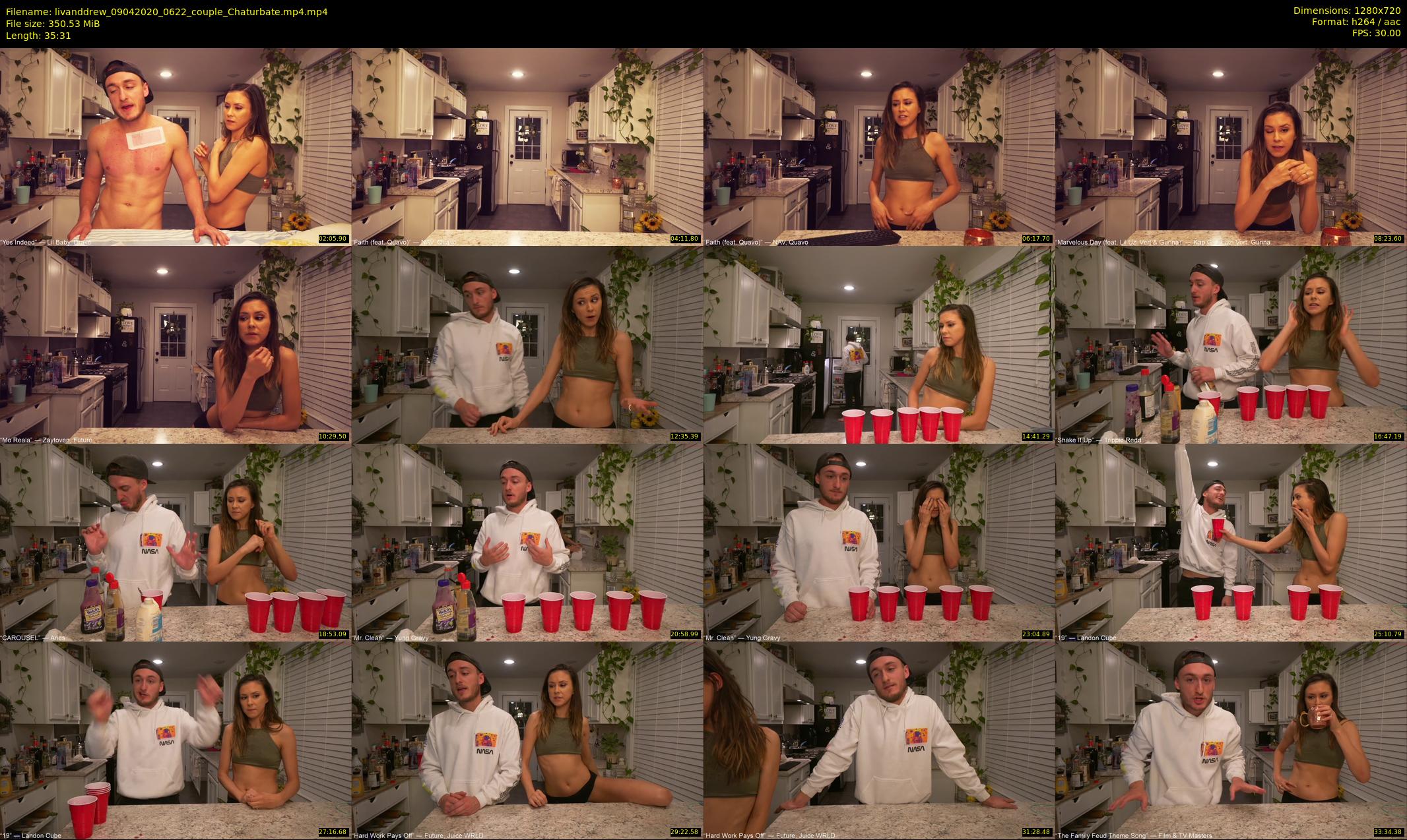 livanddrew — 36 minute Chaturbate couple cam show recording, 720p, Apr 9, 2020