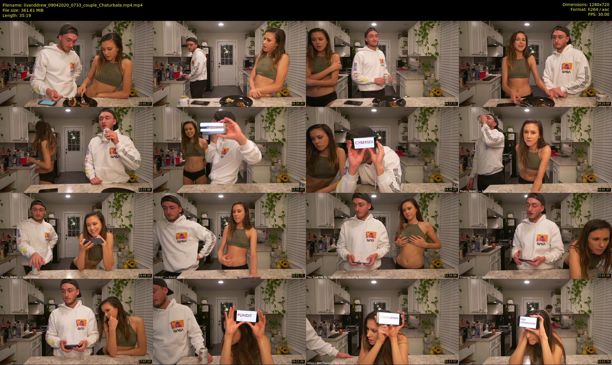 livanddrew — 36 minute Chaturbate couple cam show recording, 720p, Apr 9, 2020