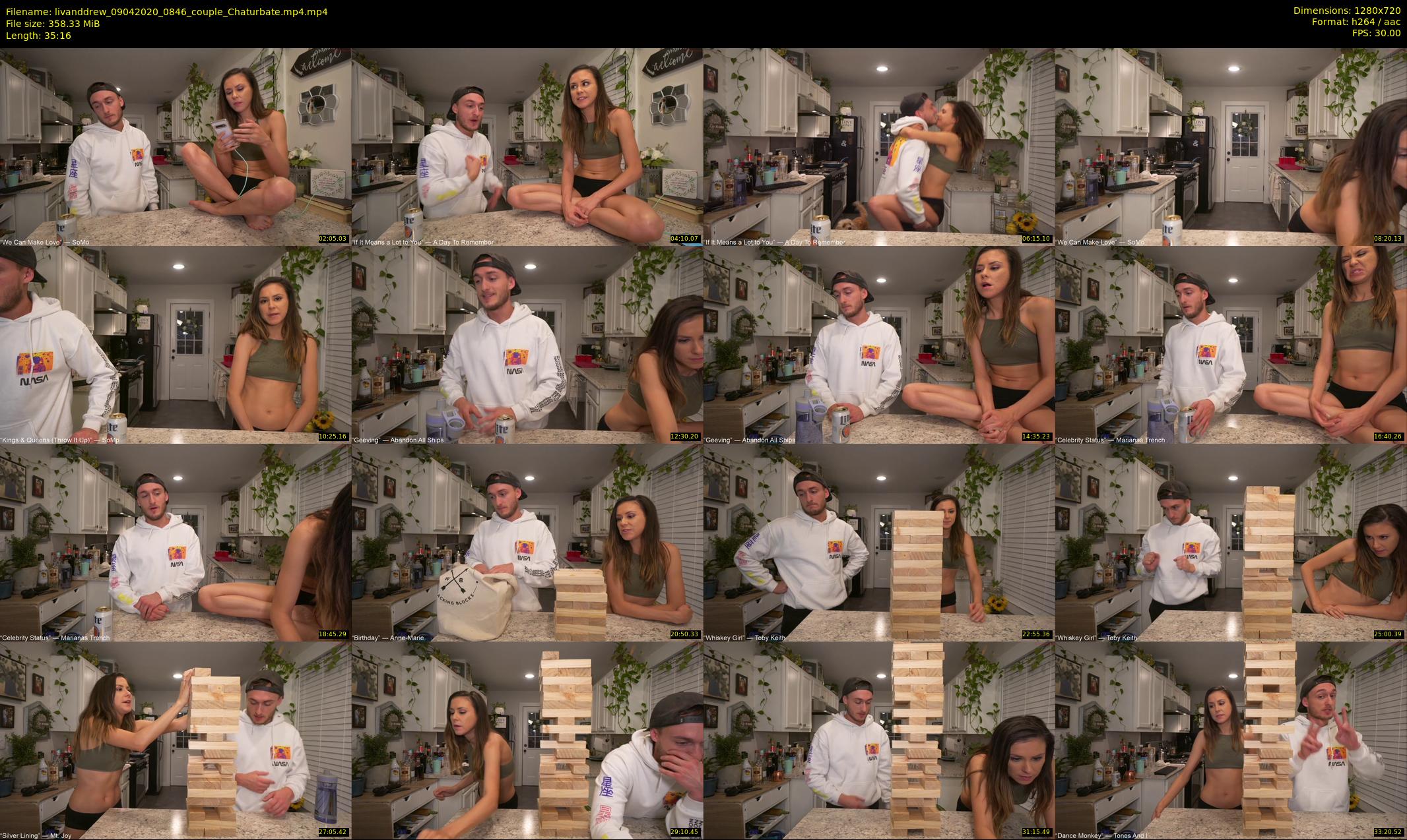 livanddrew — 36 minute Chaturbate couple cam show recording, 720p, Apr 9, 2020