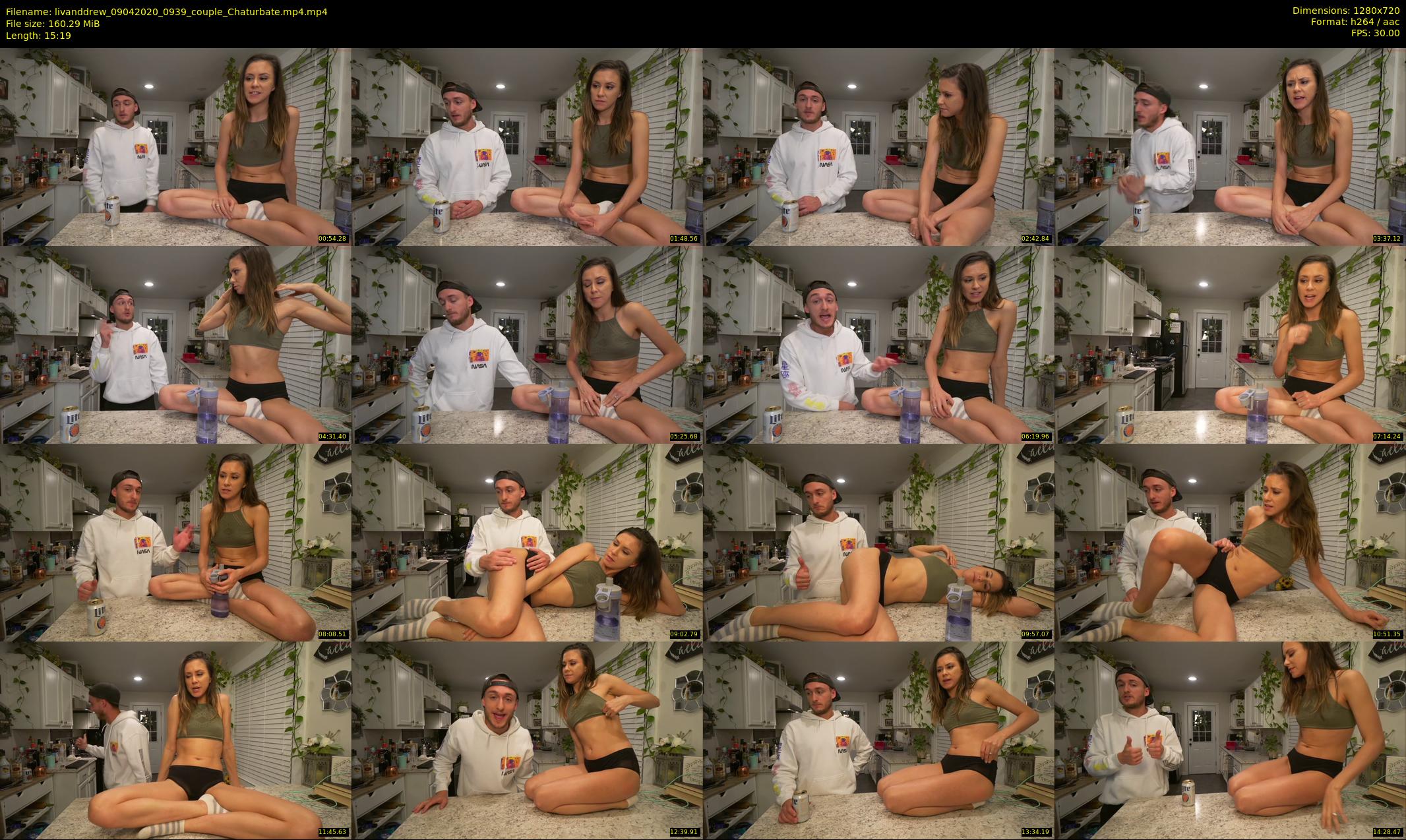 livanddrew — 16 minute Chaturbate couple cam show recording, 720p, Apr 9, 2020